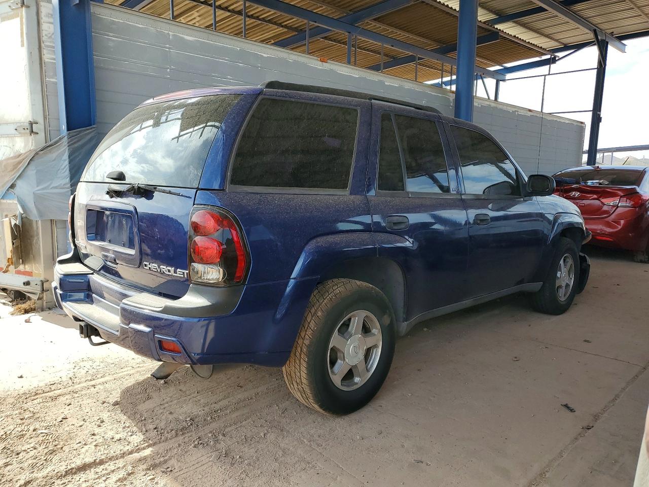 2004 Chevrolet Trailblazer Ls Blue vin: 1GNDS13S042270829