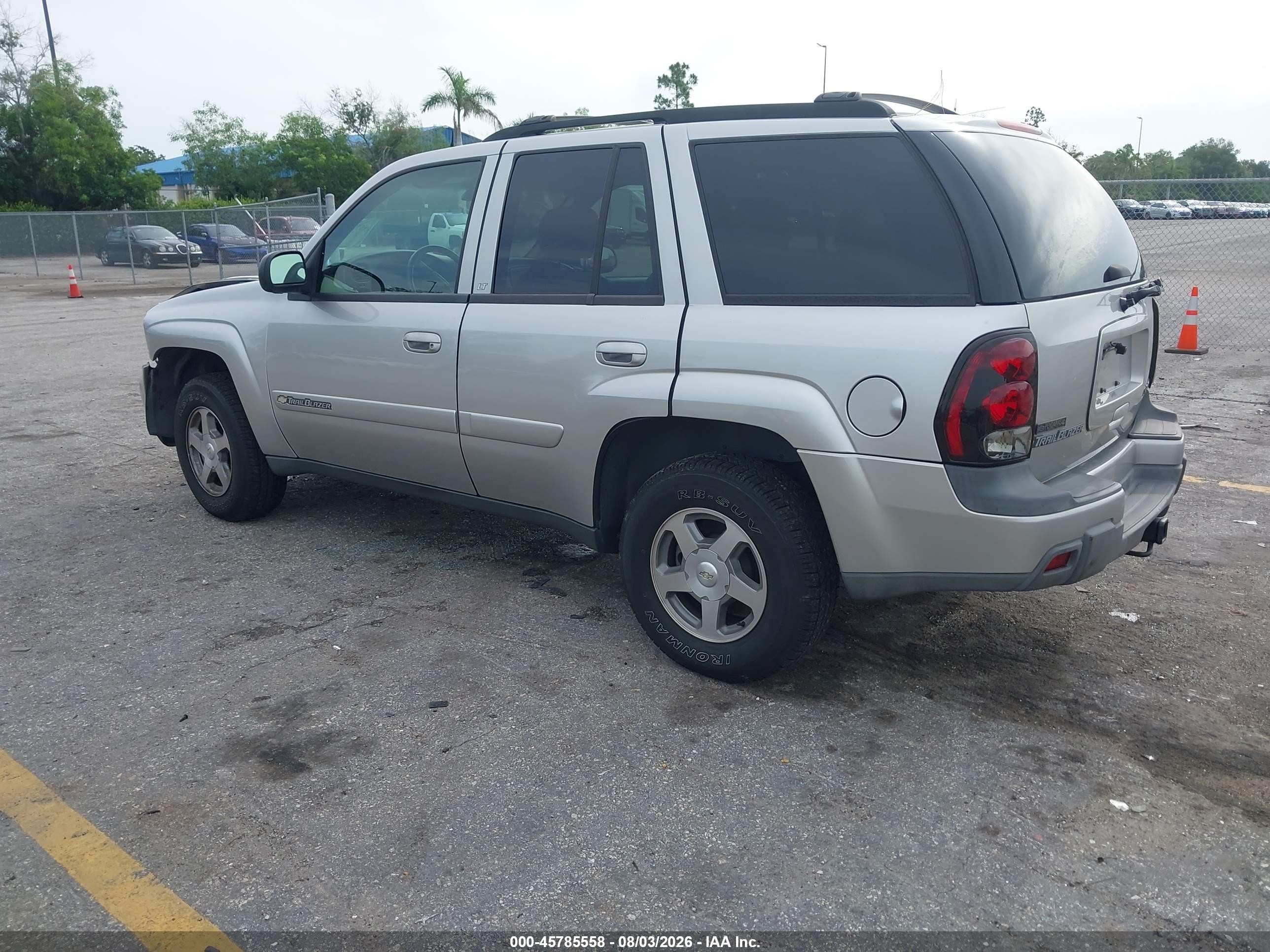 2004 Chevrolet Trailblazer Lt Silver vin: 1GNDS13S042289462