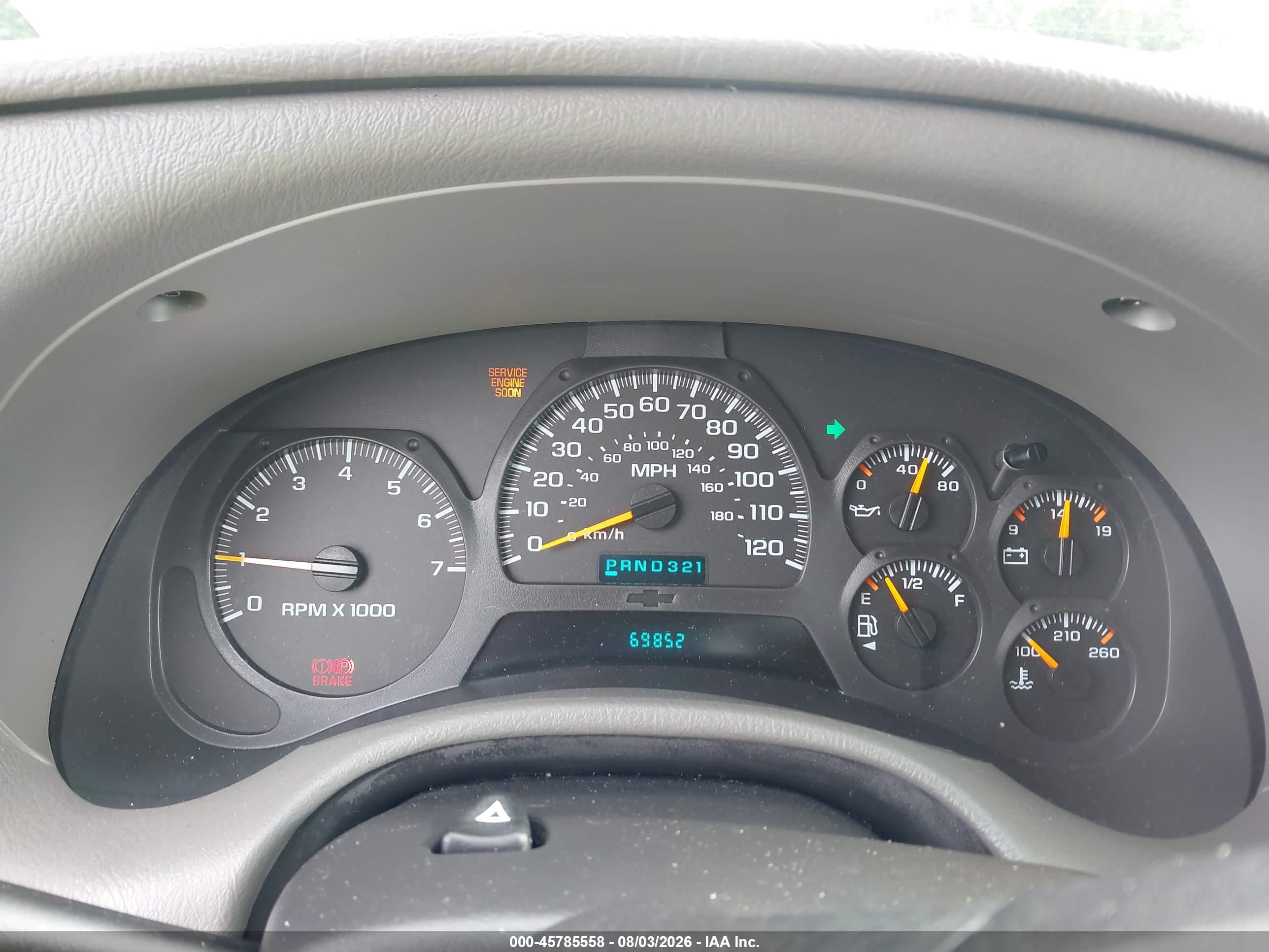 2004 Chevrolet Trailblazer Lt Silver vin: 1GNDS13S042289462