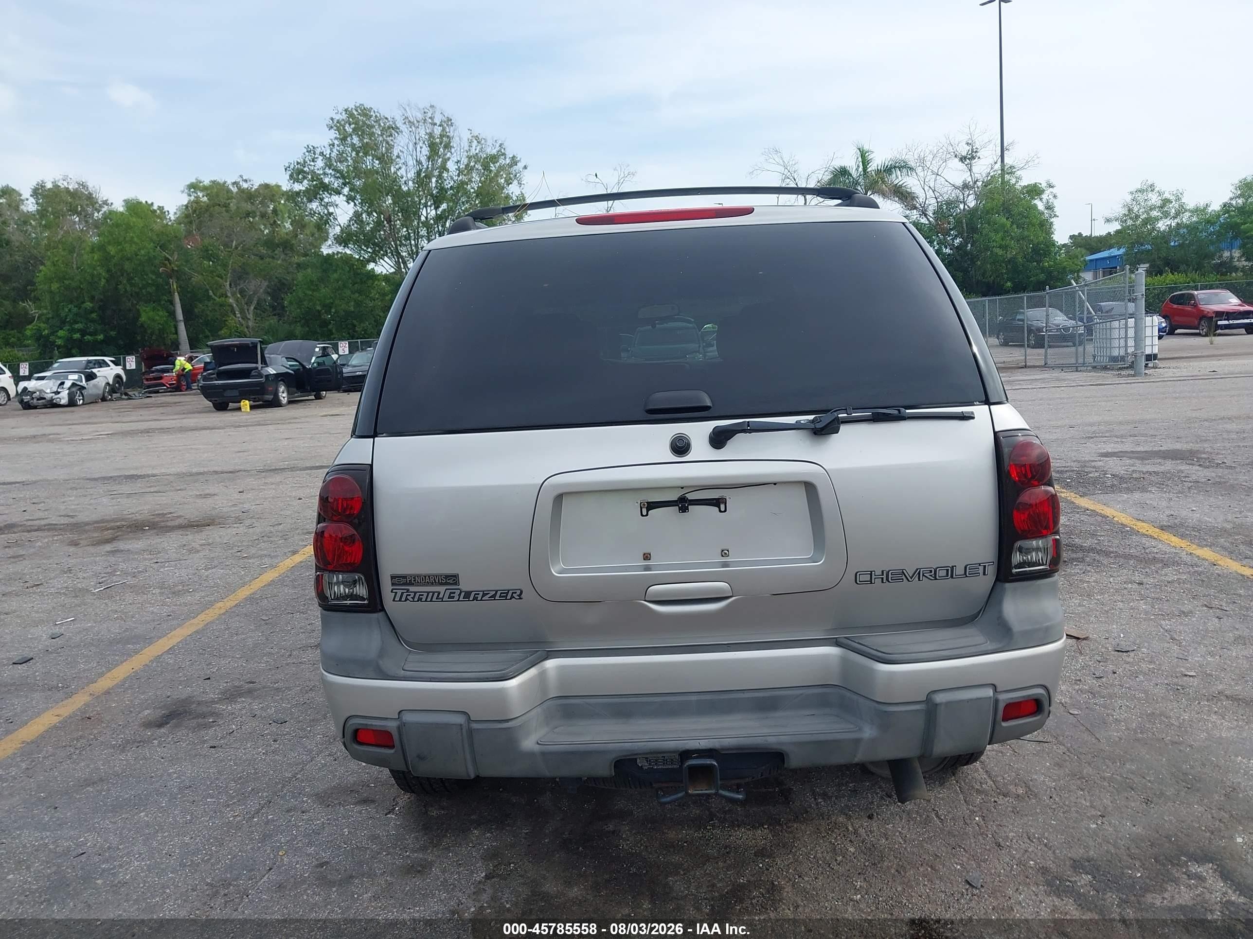 2004 Chevrolet Trailblazer Lt Silver vin: 1GNDS13S042289462