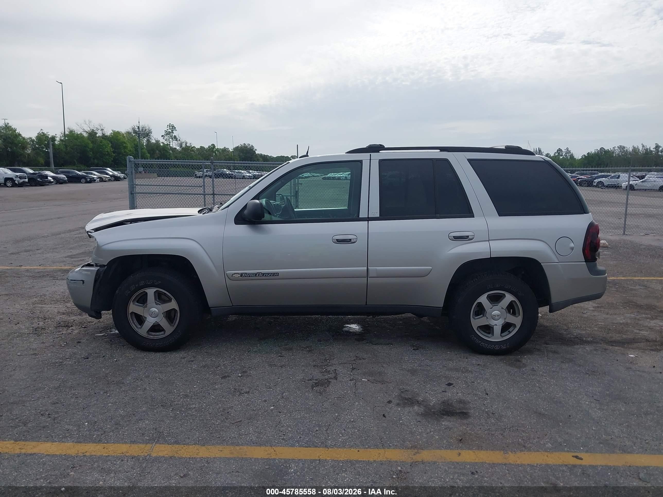 2004 Chevrolet Trailblazer Lt Silver vin: 1GNDS13S042289462