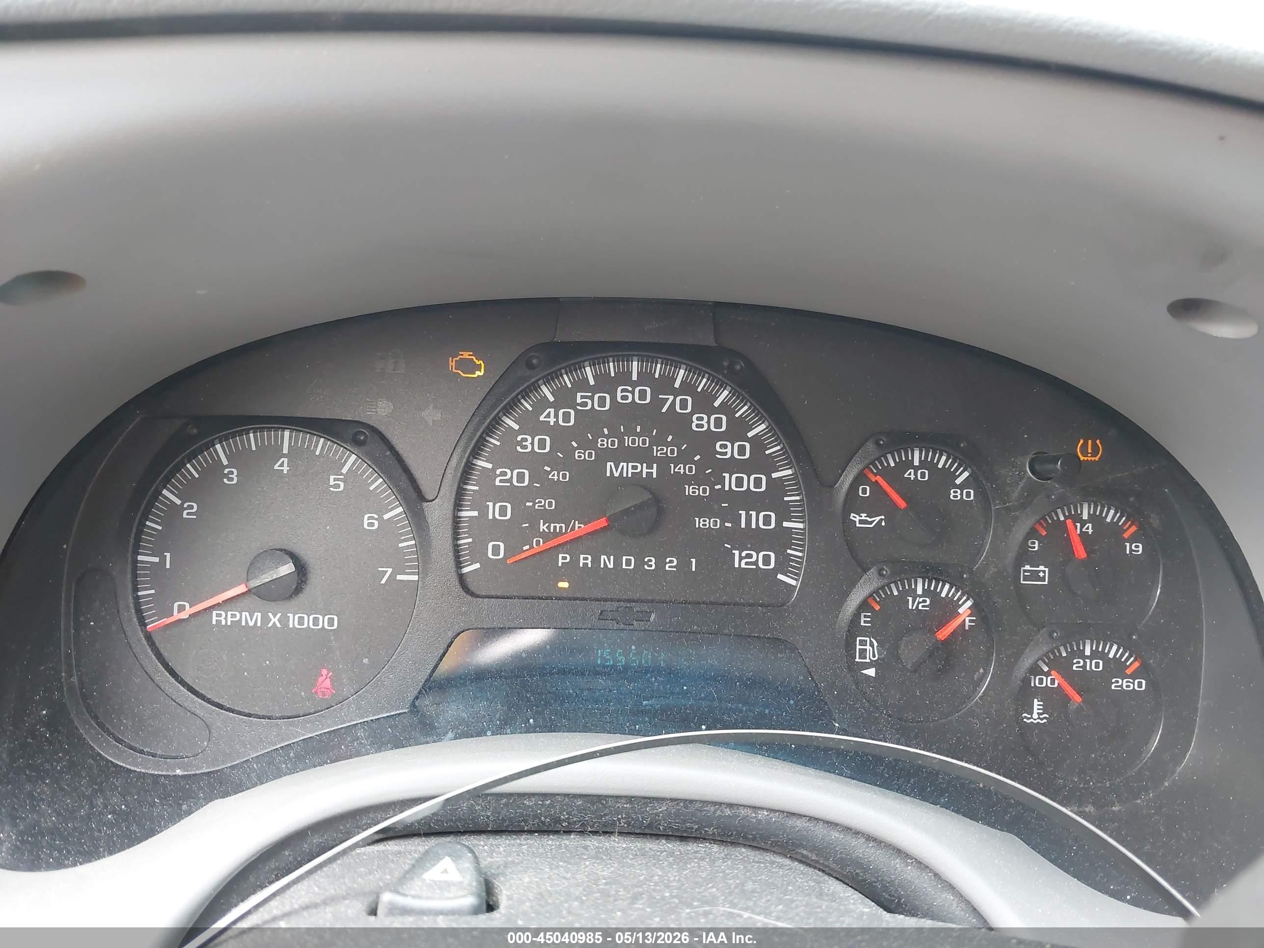 2007 Chevrolet Trailblazer Ls Gray vin: 1GNDS13S072248334