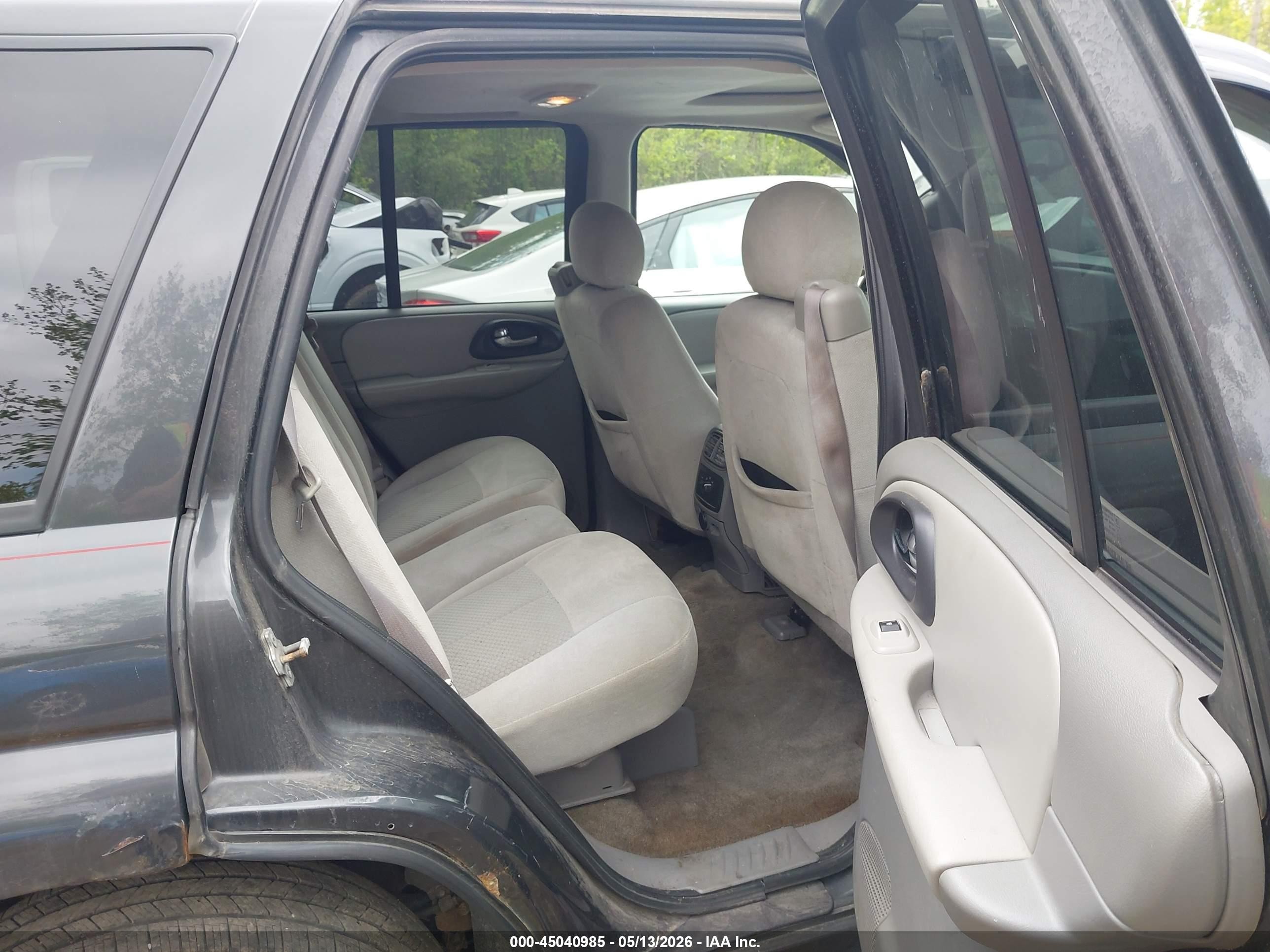2007 Chevrolet Trailblazer Ls Gray vin: 1GNDS13S072248334