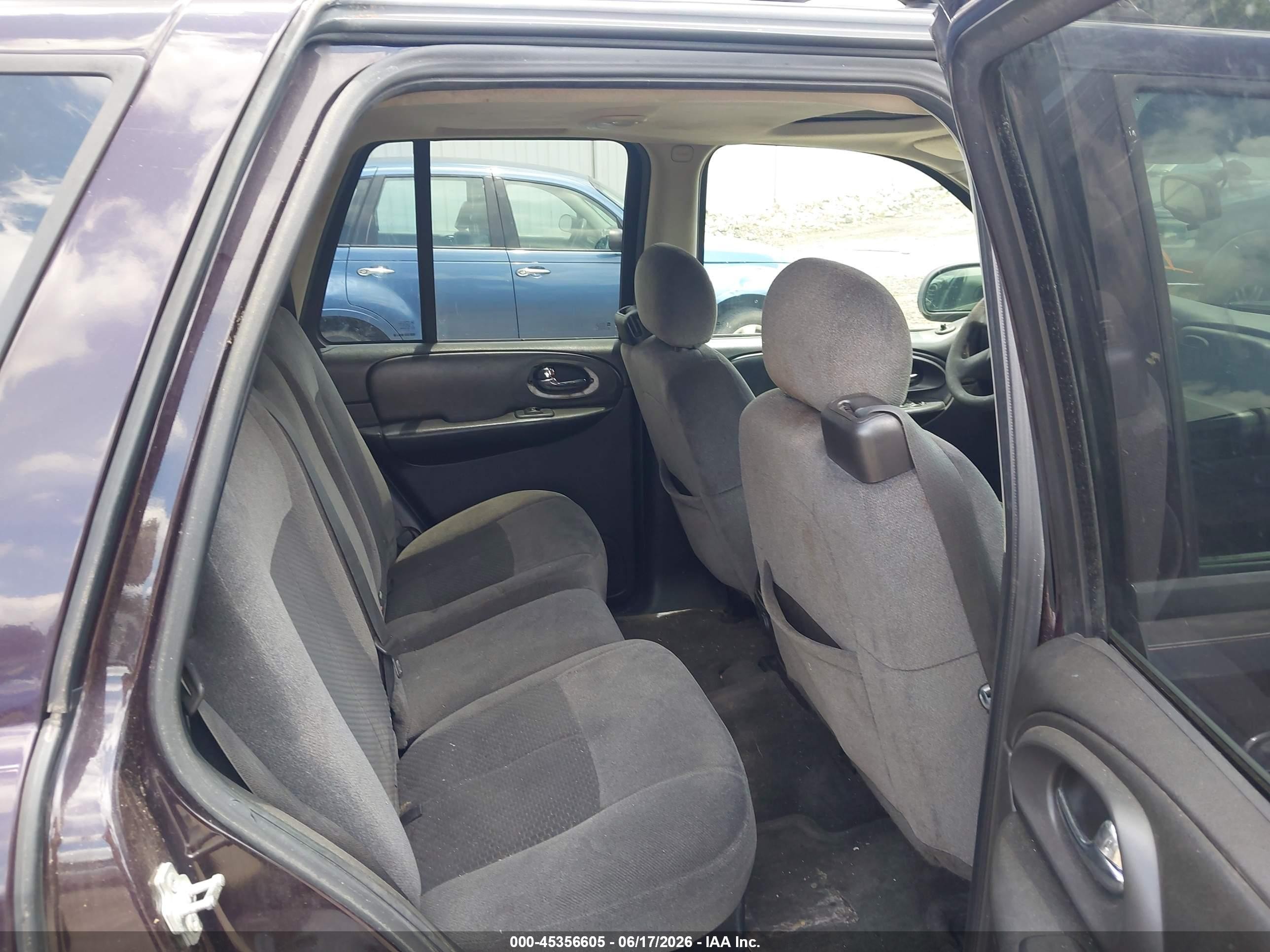 2008 Chevrolet Trailblazer Lt Burgundy vin: 1GNDS13S082134156