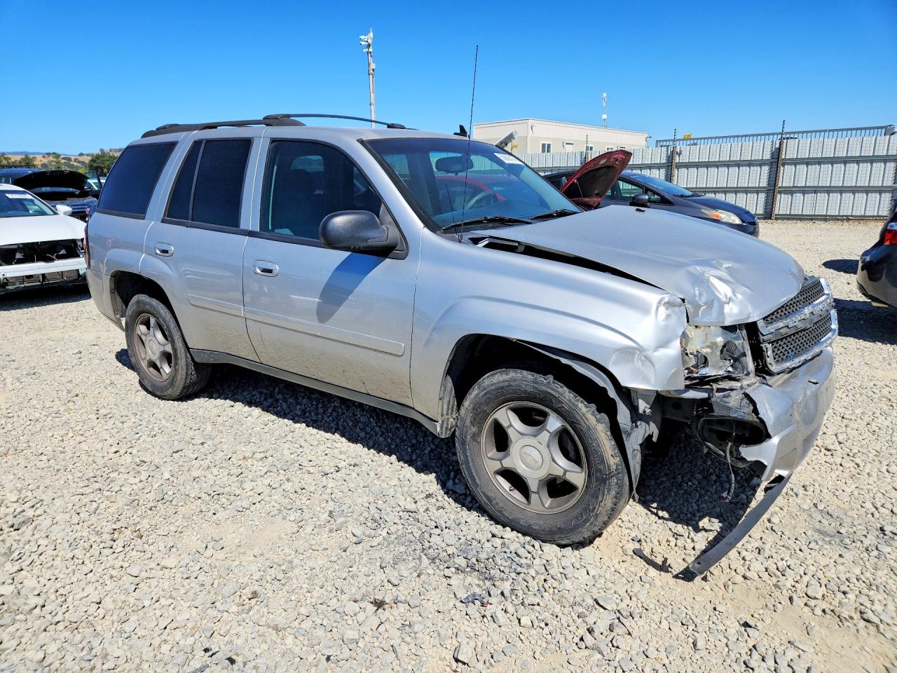 2008 Chevrolet Trailblazer Ls Silver vin: 1GNDS13S082177279