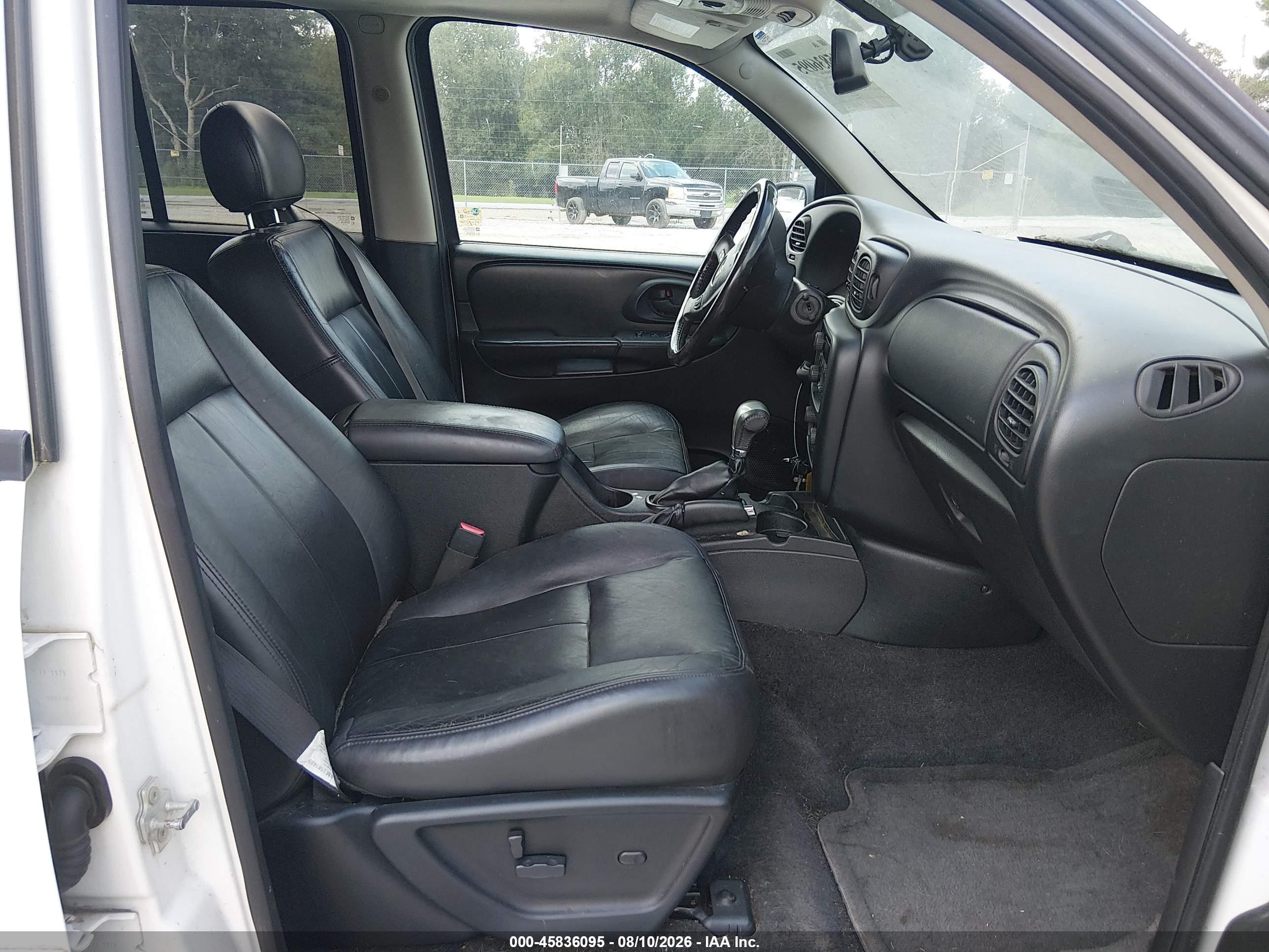 2008 Chevrolet Trailblazer Lt White vin: 1GNDS13S082237643