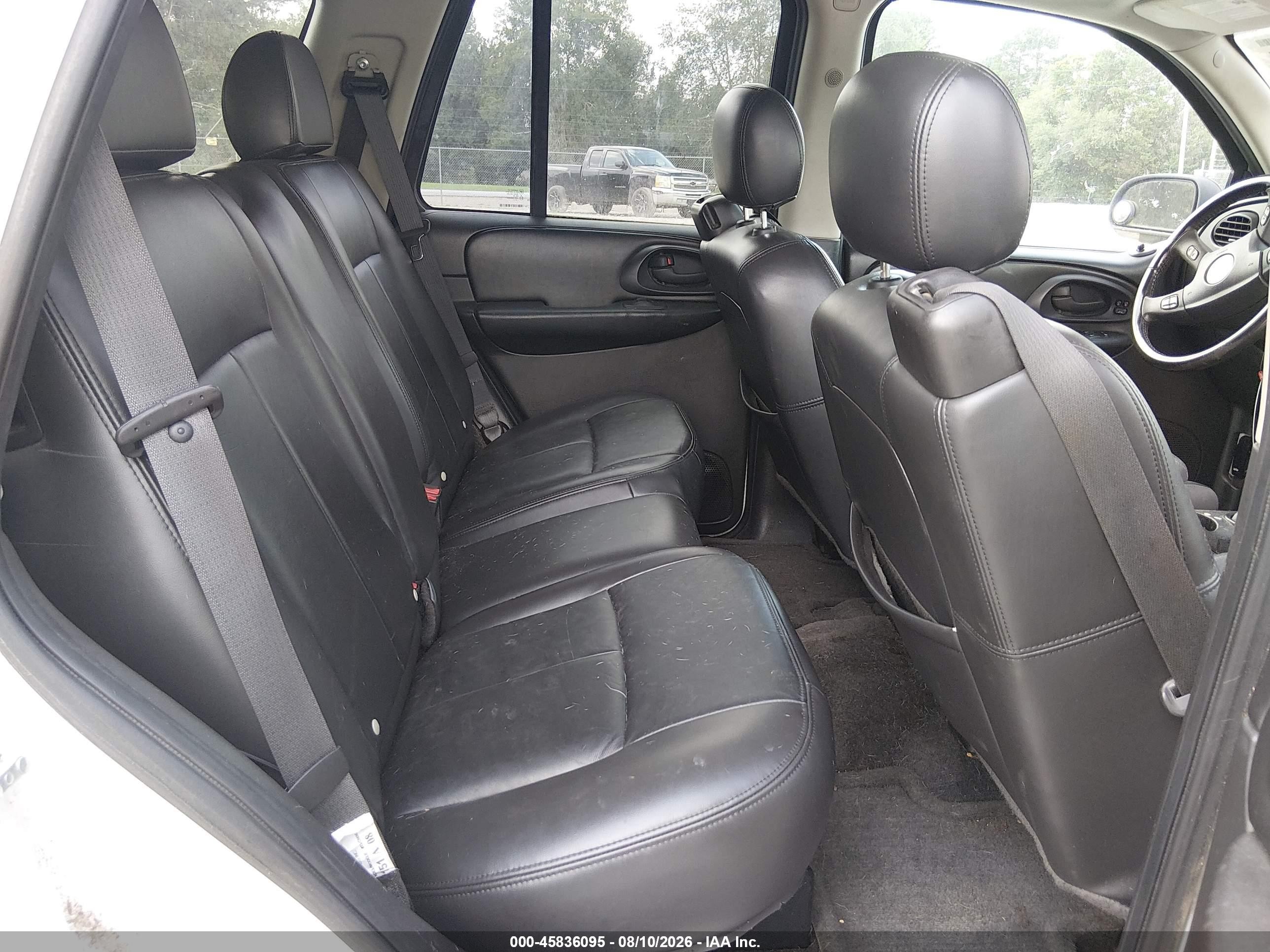 2008 Chevrolet Trailblazer Lt White vin: 1GNDS13S082237643
