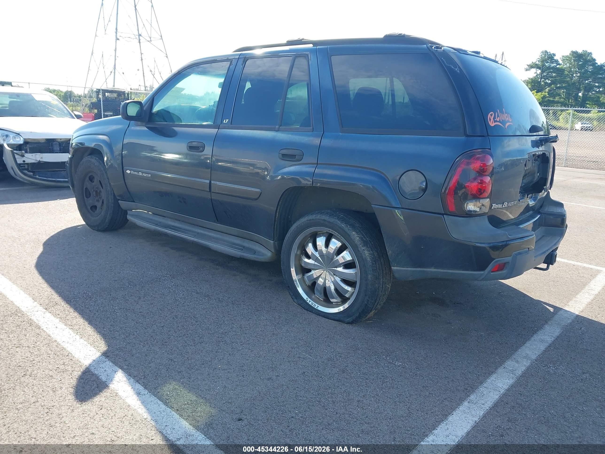 2003 Chevrolet Trailblazer Lt Gray vin: 1GNDS13S132285340