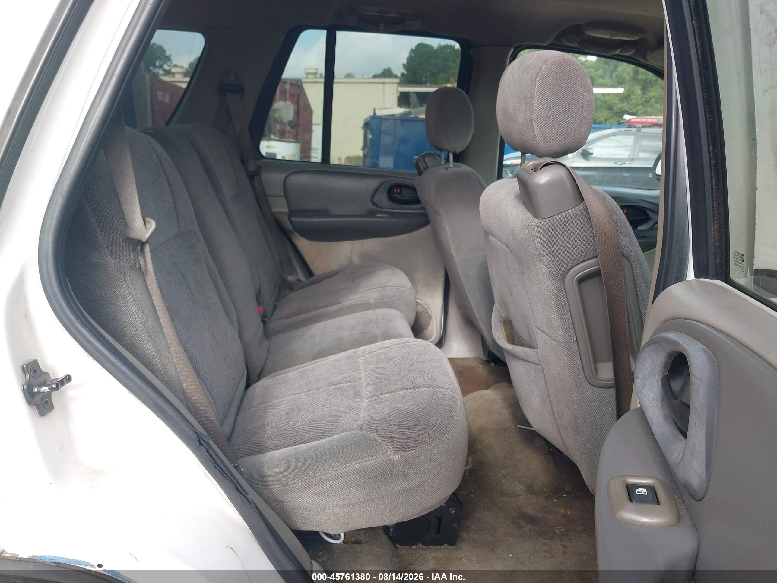 2004 Chevrolet Trailblazer Ls White vin: 1GNDS13S142109633