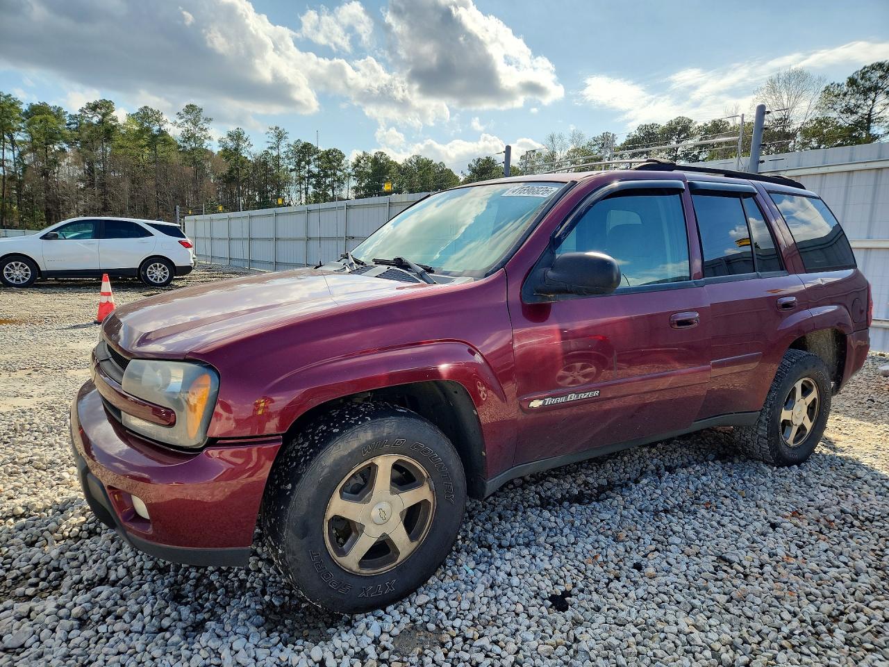 2004 Chevrolet Trailblazer Ls Maroon vin: 1GNDS13S142322548