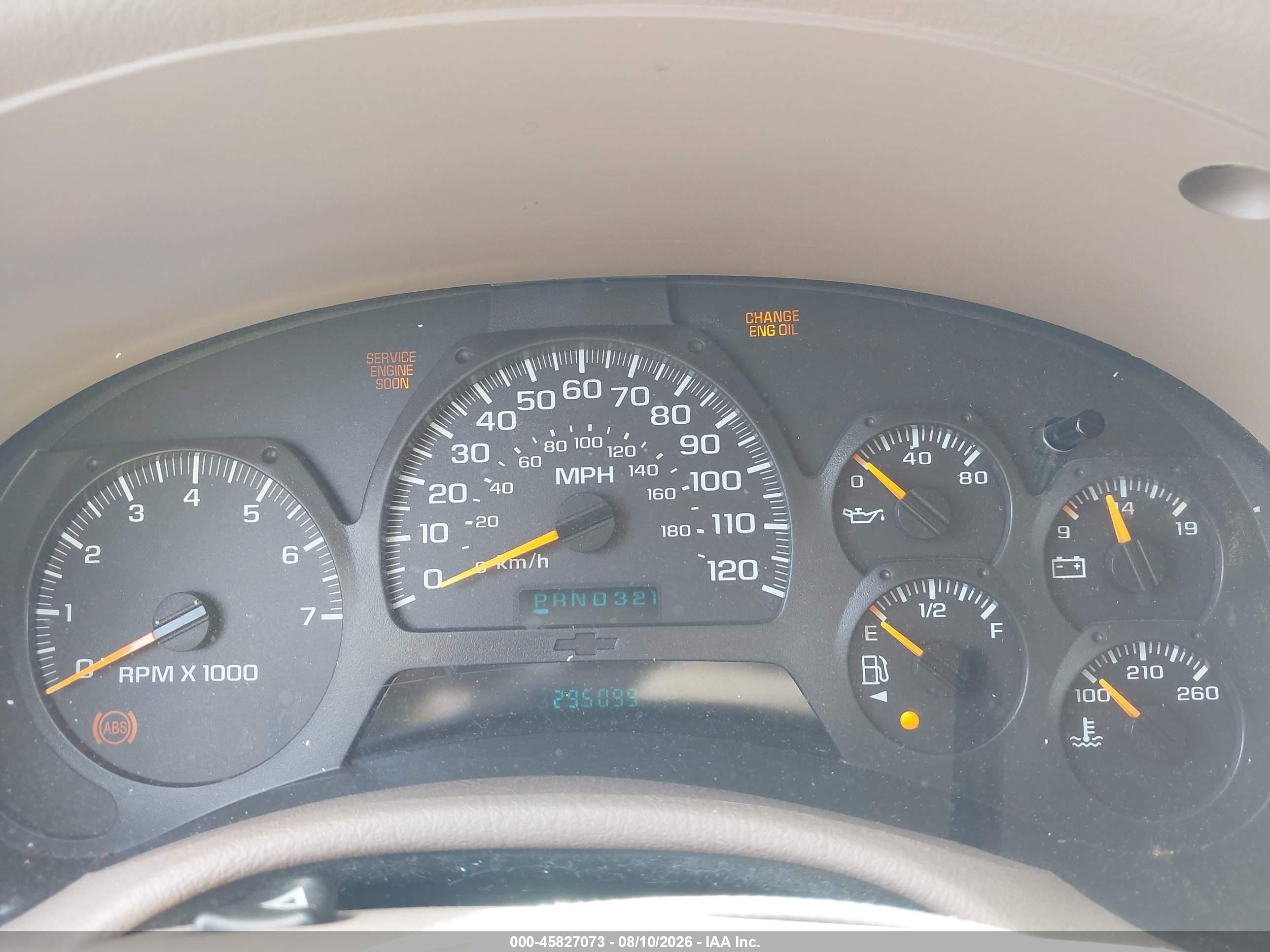 2004 Chevrolet Trailblazer Ls Gold vin: 1GNDS13S142447288