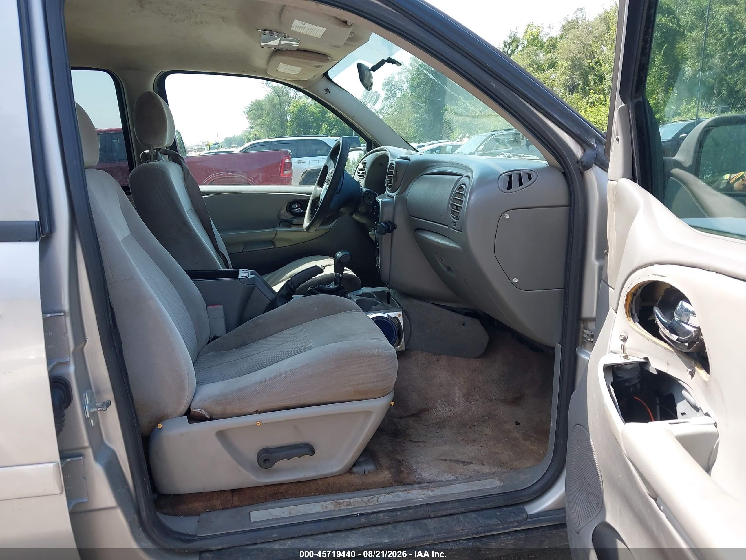 2007 Chevrolet Trailblazer Ls Silver vin: 1GNDS13S172190430
