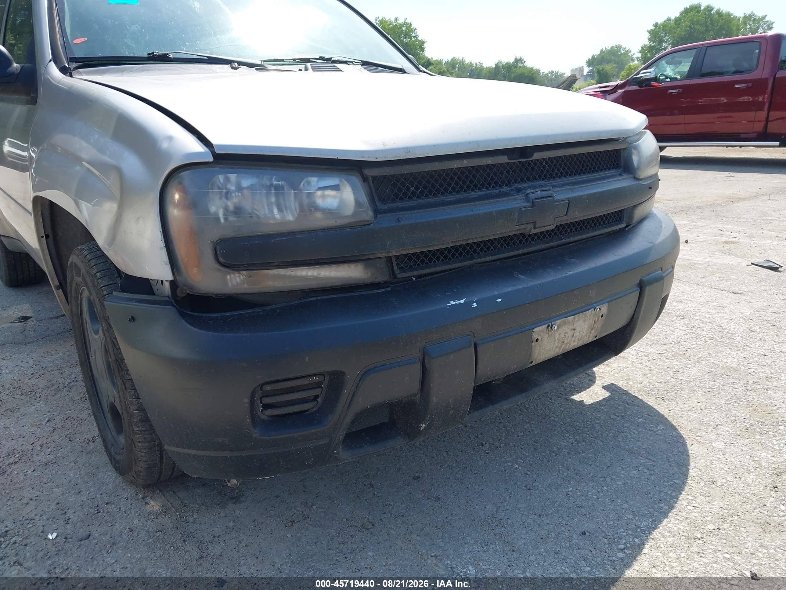 2007 Chevrolet Trailblazer Ls Silver vin: 1GNDS13S172190430