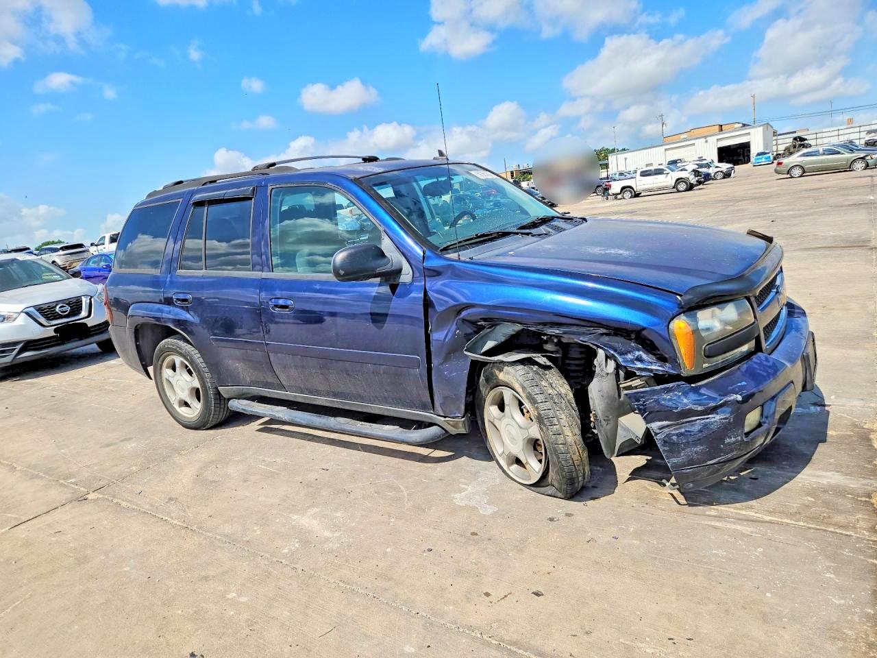 2008 Chevrolet Trailblazer Blue vin: 1GNDS13S182257724