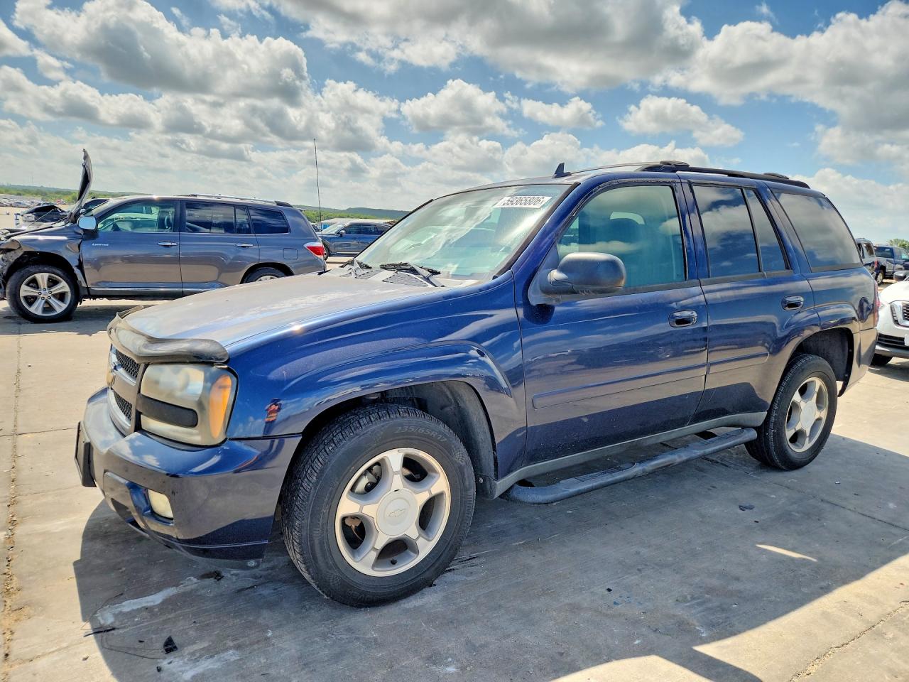 2008 Chevrolet Trailblazer Blue vin: 1GNDS13S182257724