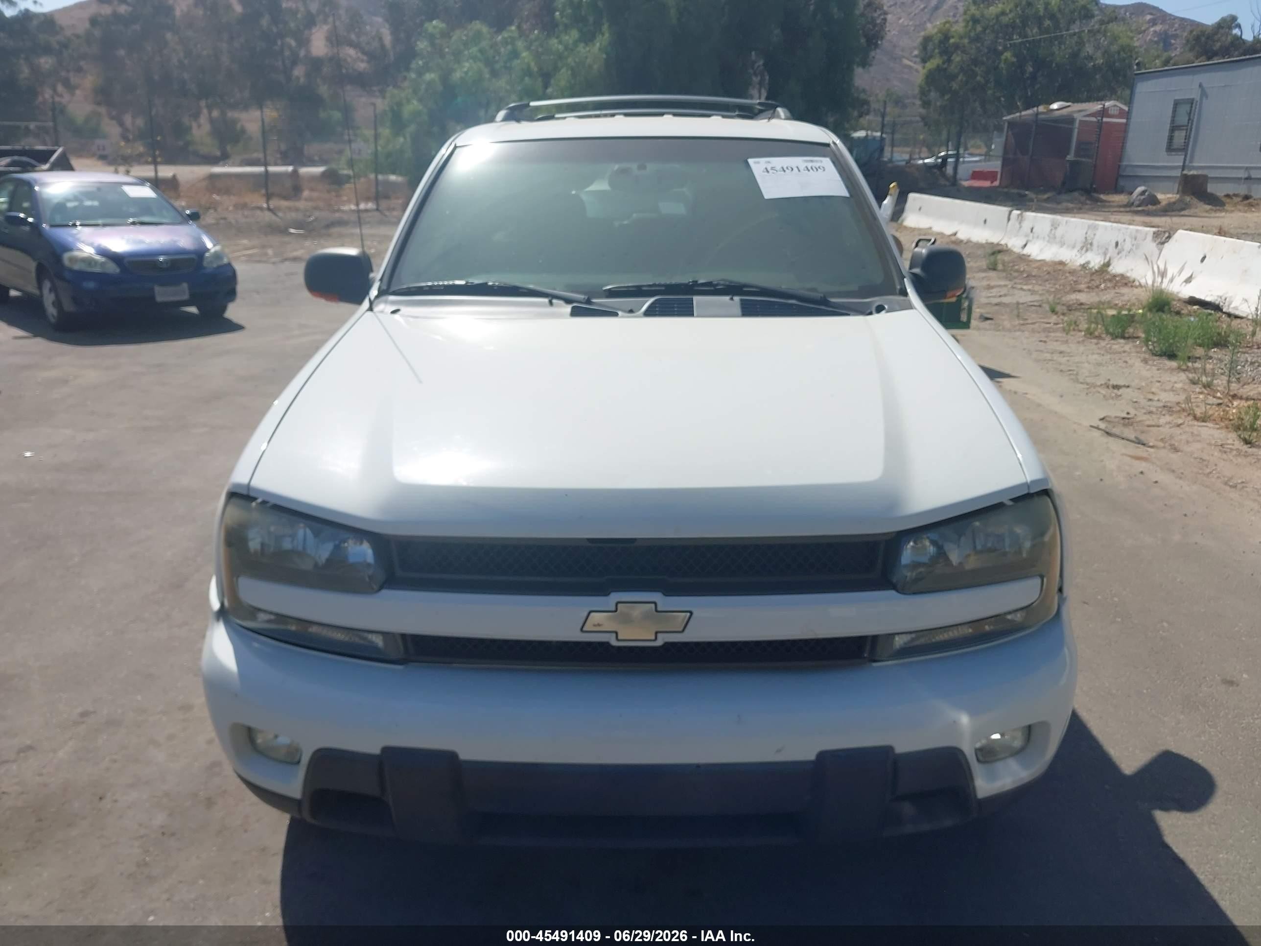 2002 Chevrolet Trailblazer Ltz White vin: 1GNDS13S222289296