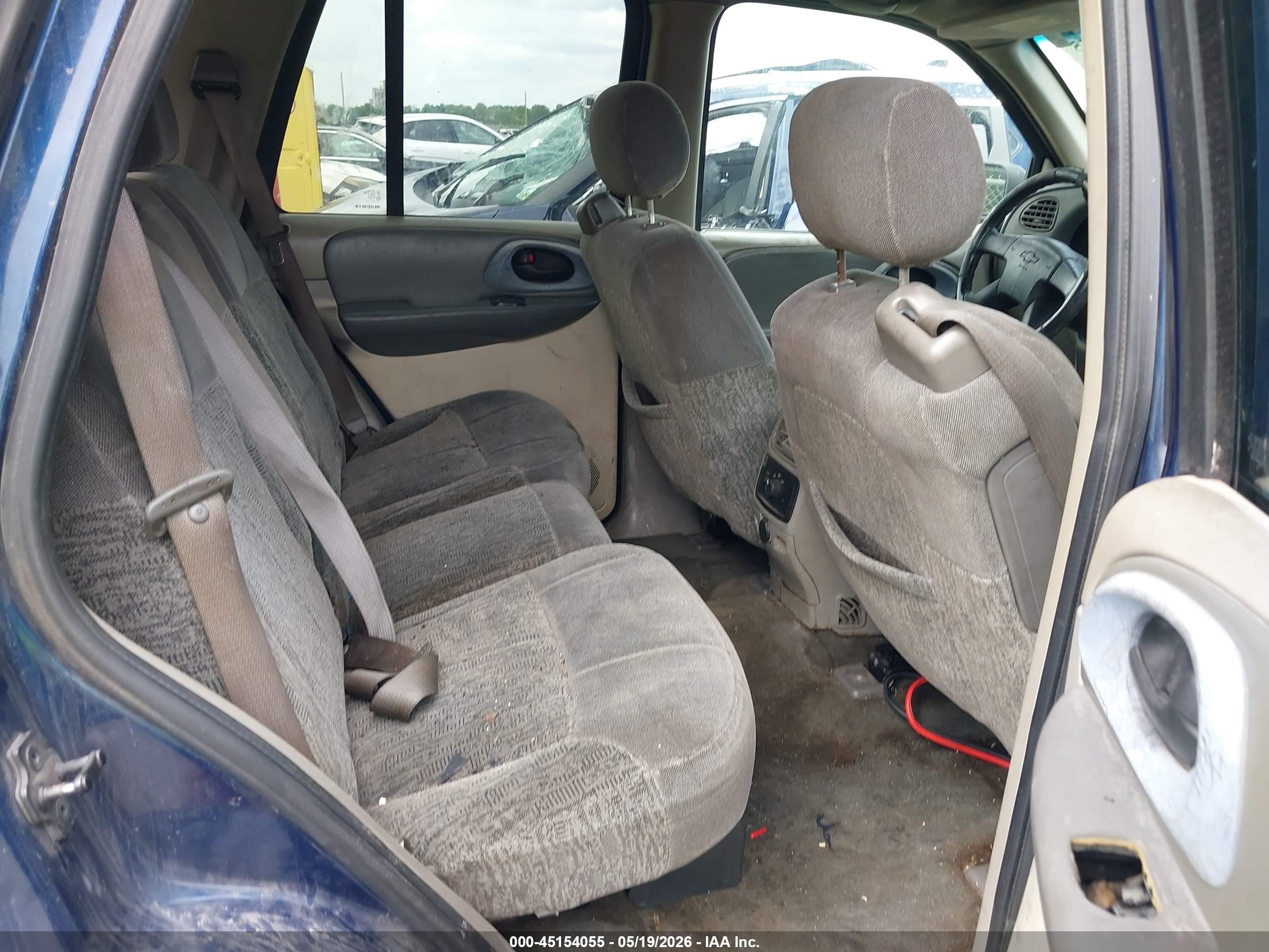 2002 Chevrolet Trailblazer Ls Blue vin: 1GNDS13S222523680
