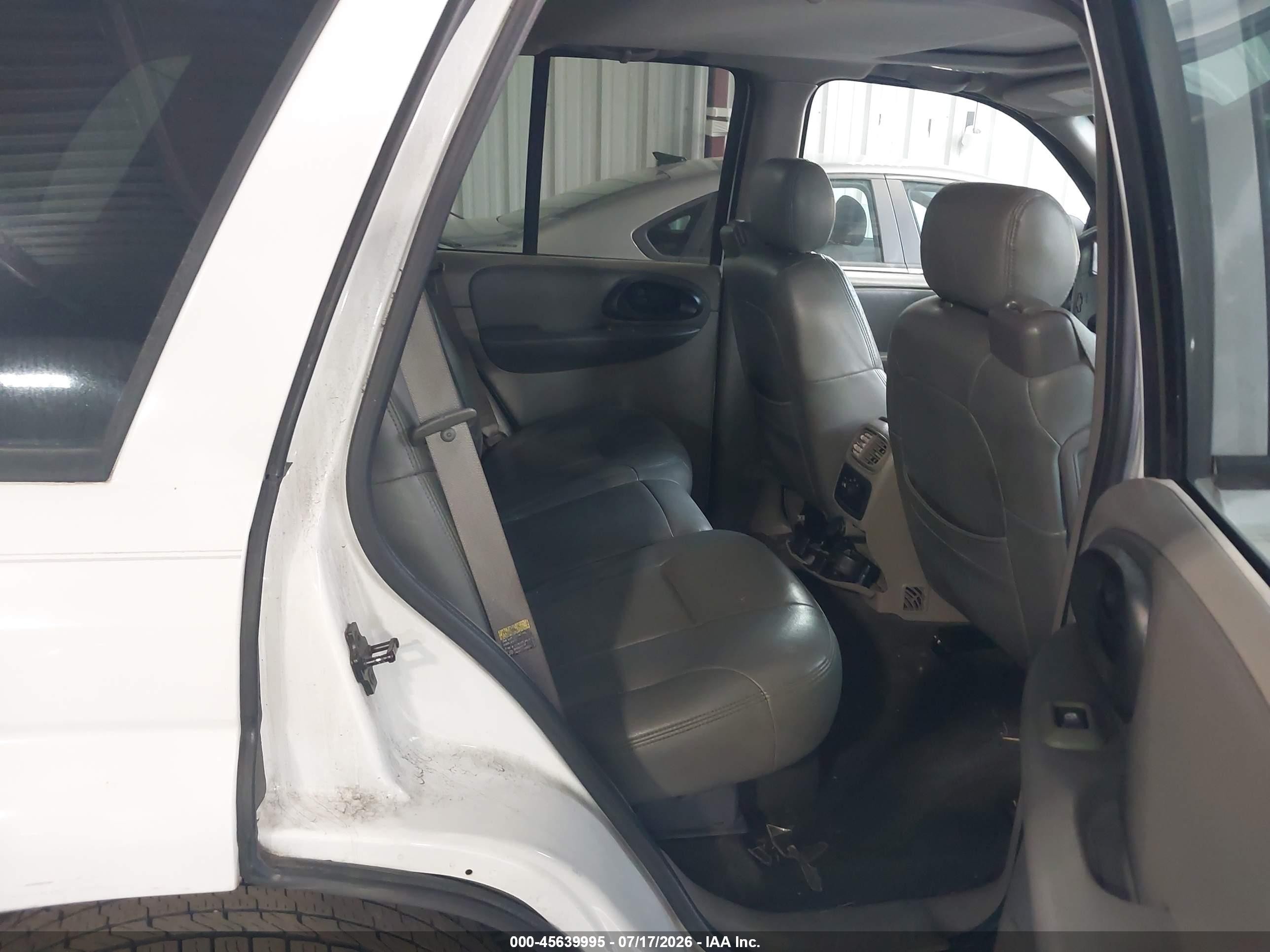 2004 Chevrolet Trailblazer Ls White vin: 1GNDS13S242192117