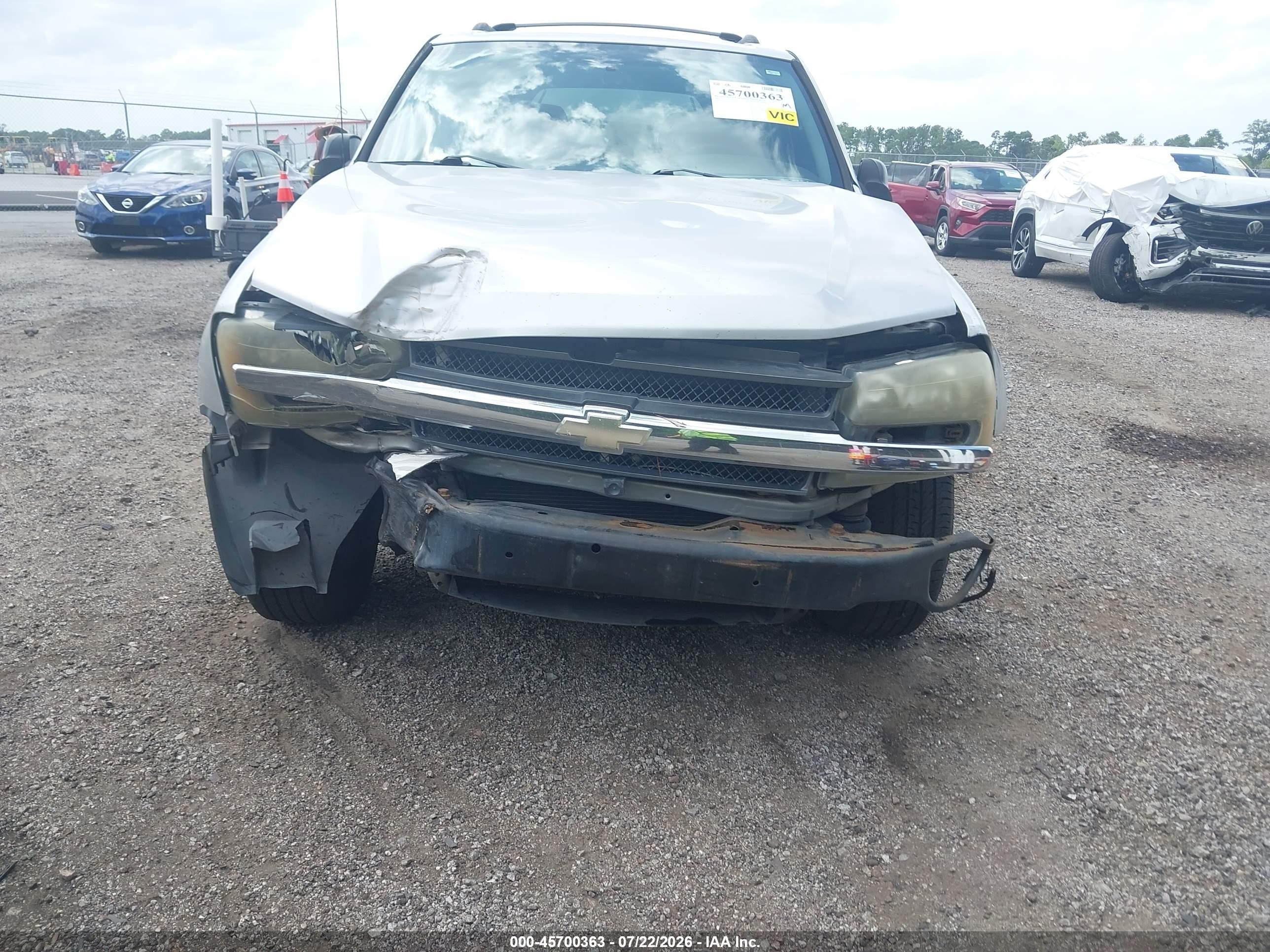 2004 Chevrolet Trailblazer Ls Silver vin: 1GNDS13S242194997