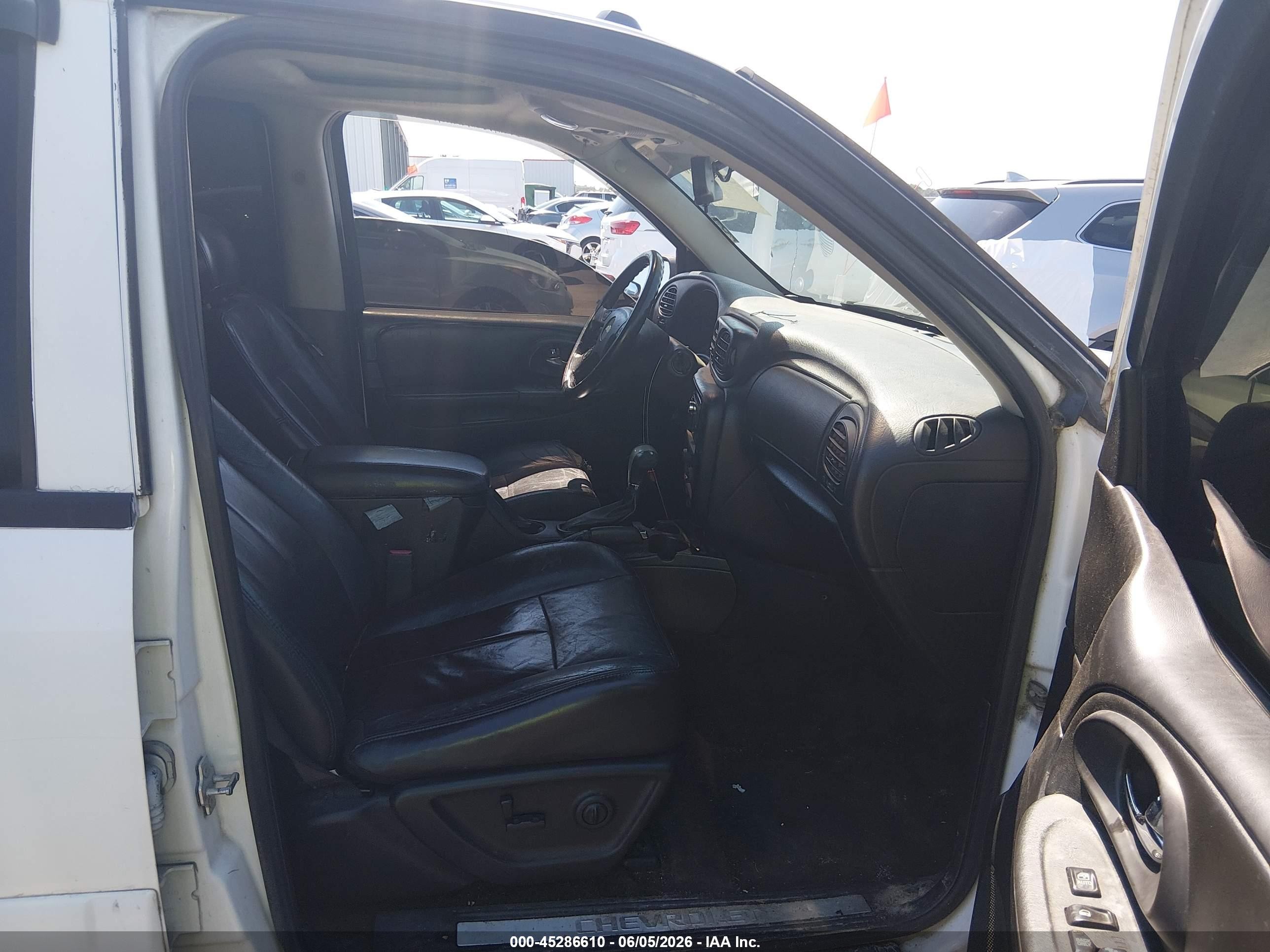 2005 Chevrolet Trailblazer Lt White vin: 1GNDS13S252247876