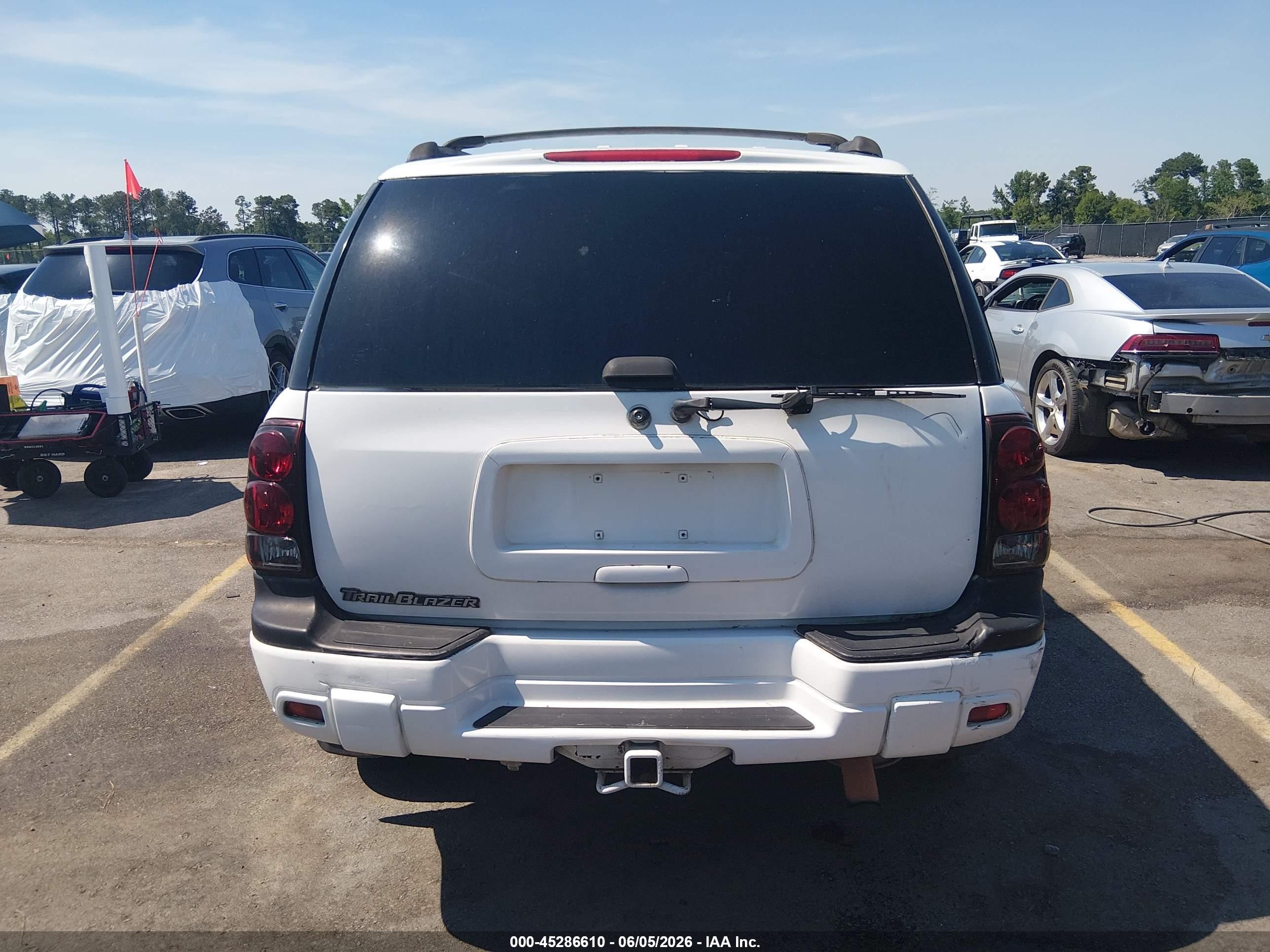 2005 Chevrolet Trailblazer Lt White vin: 1GNDS13S252247876