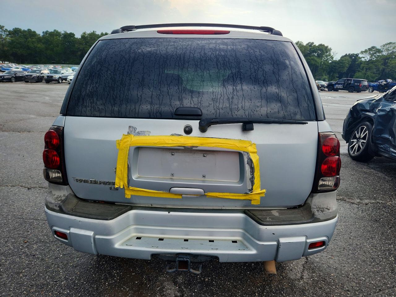2007 Chevrolet Trailblazer Ls Silver vin: 1GNDS13S272136506