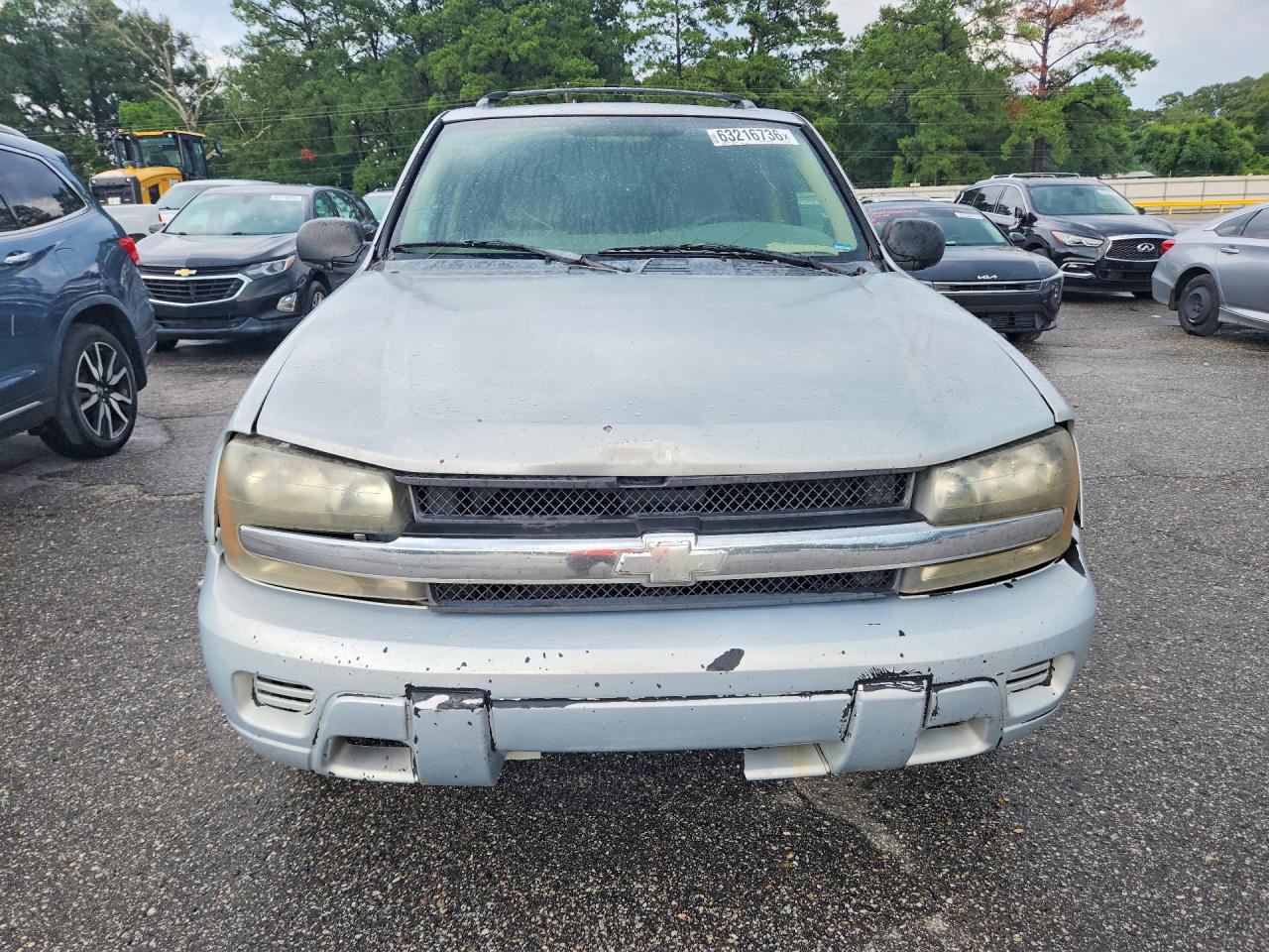 2007 Chevrolet Trailblazer Ls Silver vin: 1GNDS13S272136506