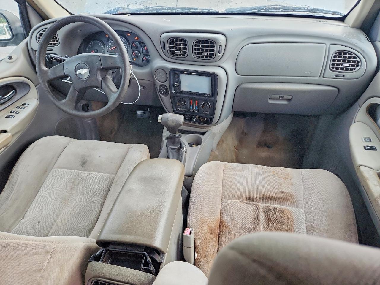 2007 Chevrolet Trailblazer Ls Silver vin: 1GNDS13S272136506