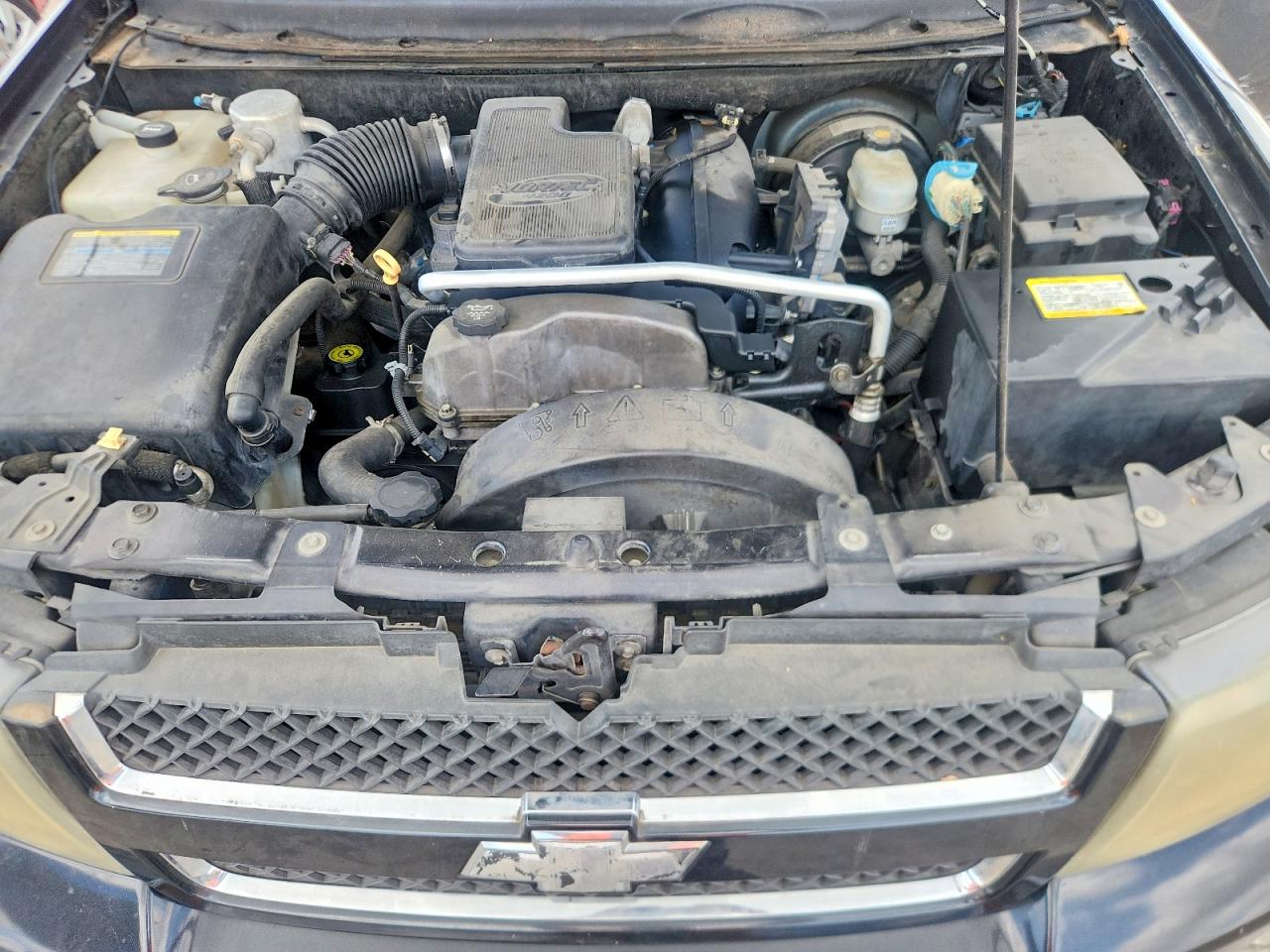 2008 Chevrolet Trailblazer Ls Black vin: 1GNDS13S282129041