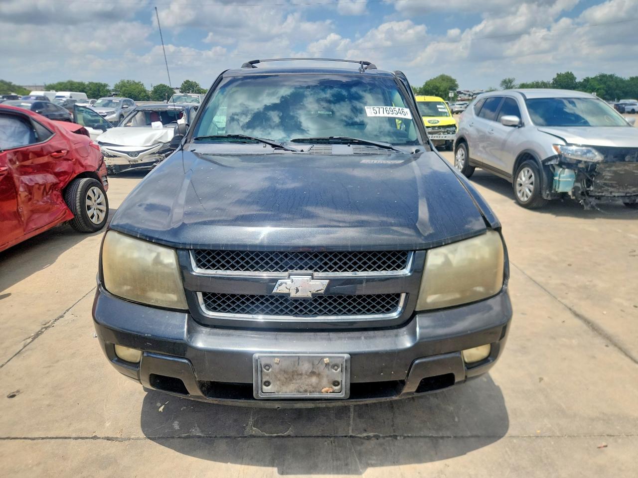 2008 Chevrolet Trailblazer Ls Black vin: 1GNDS13S282129041