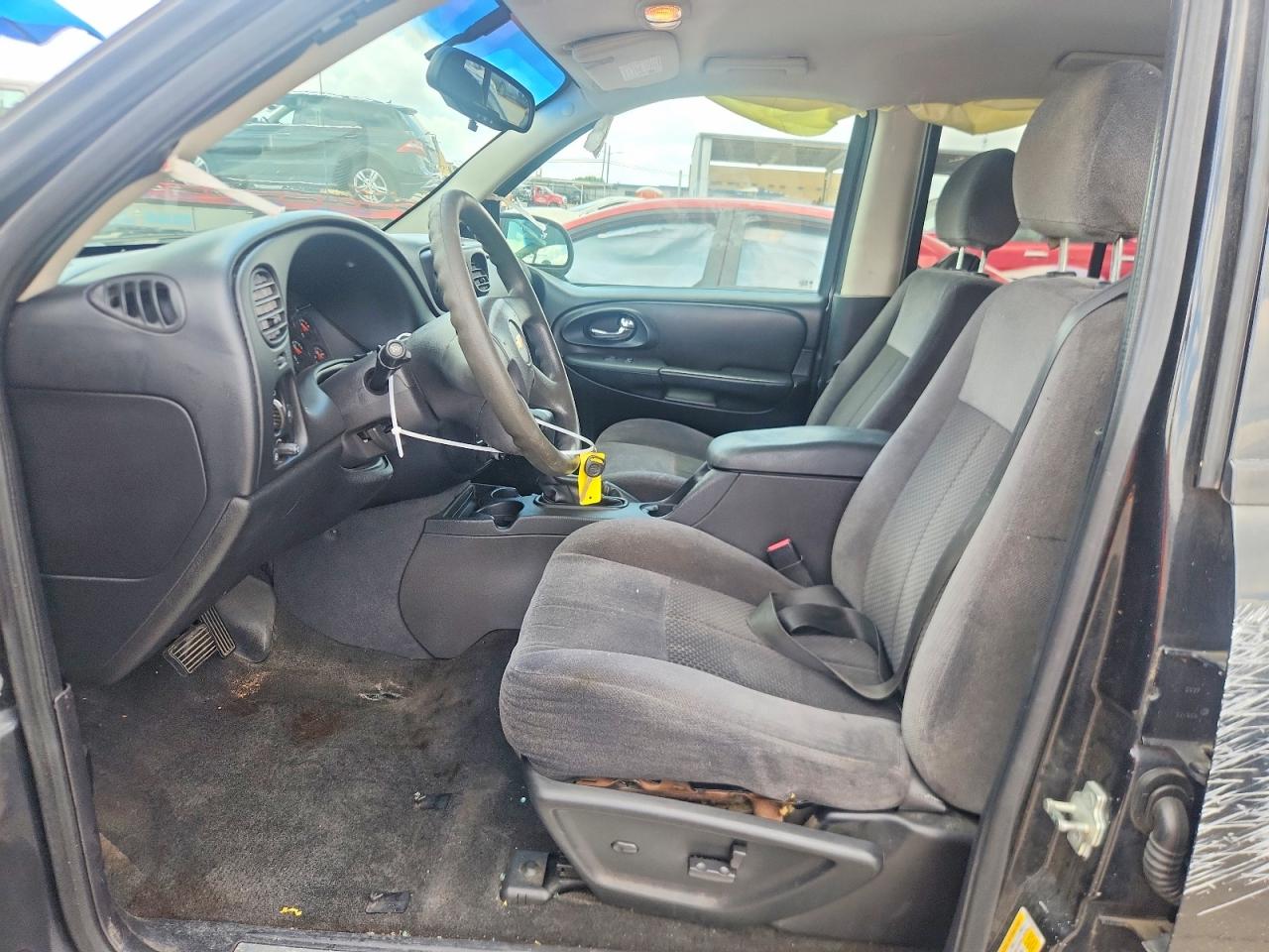 2008 Chevrolet Trailblazer Ls Black vin: 1GNDS13S282129041