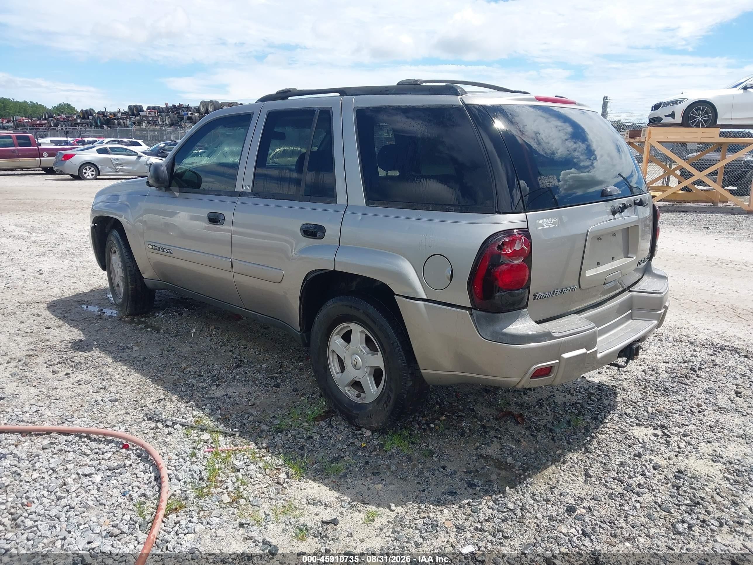 2002 Chevrolet Trailblazer Ls Champagne vin: 1GNDS13S322505026