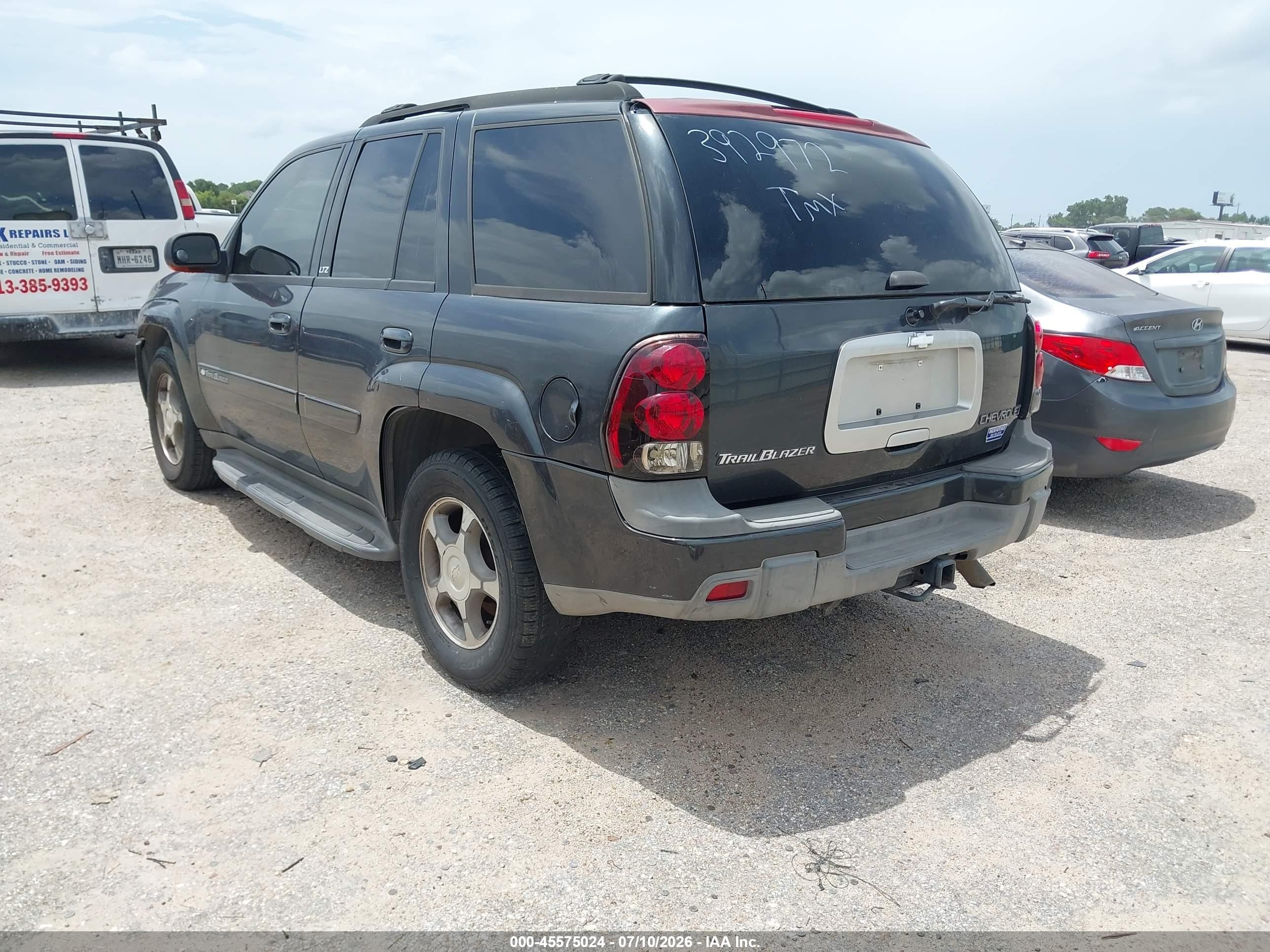 2003 Chevrolet Trailblazer Ltz Серый vin: 1GNDS13S332392972