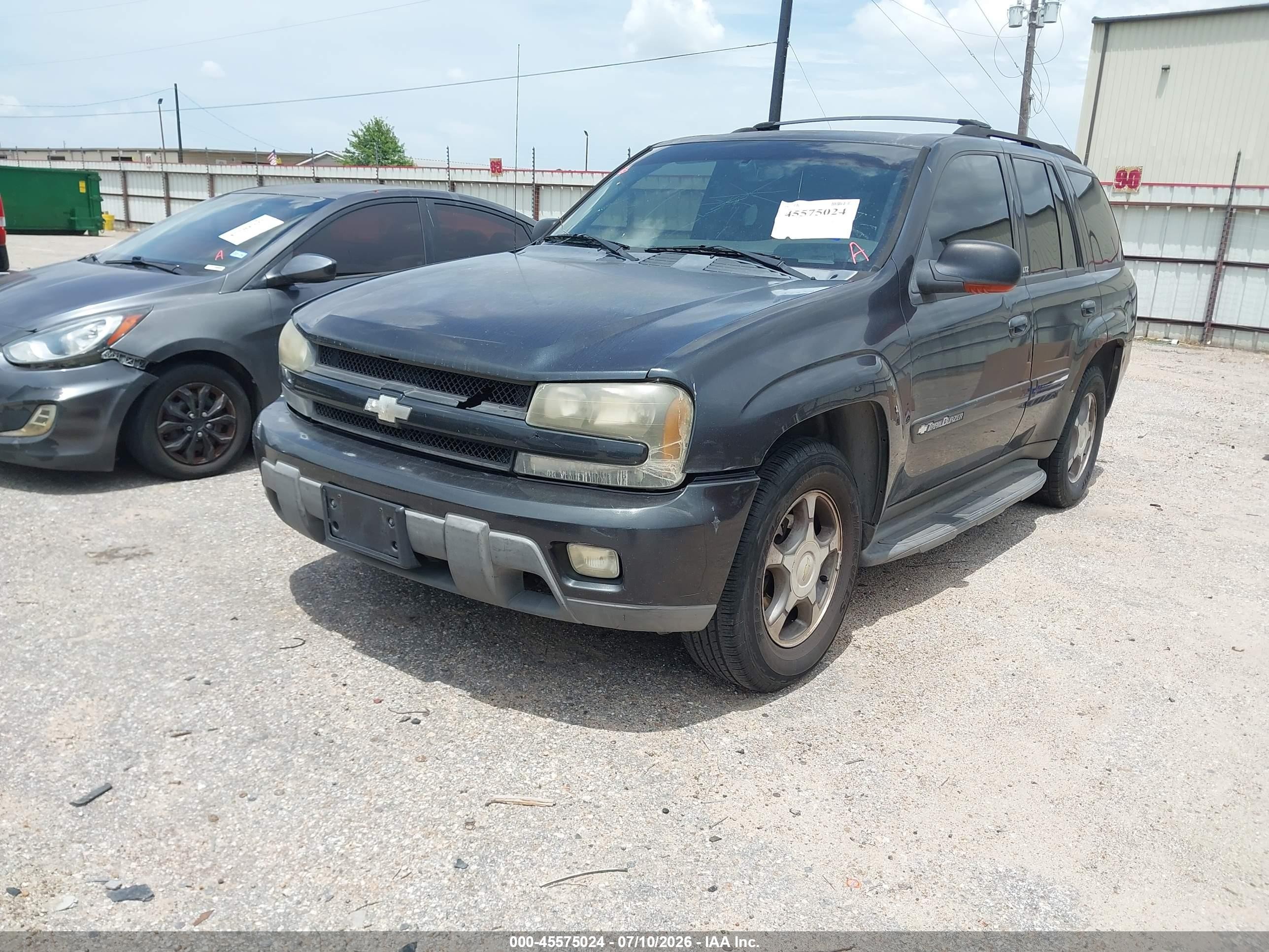2003 Chevrolet Trailblazer Ltz Серый vin: 1GNDS13S332392972
