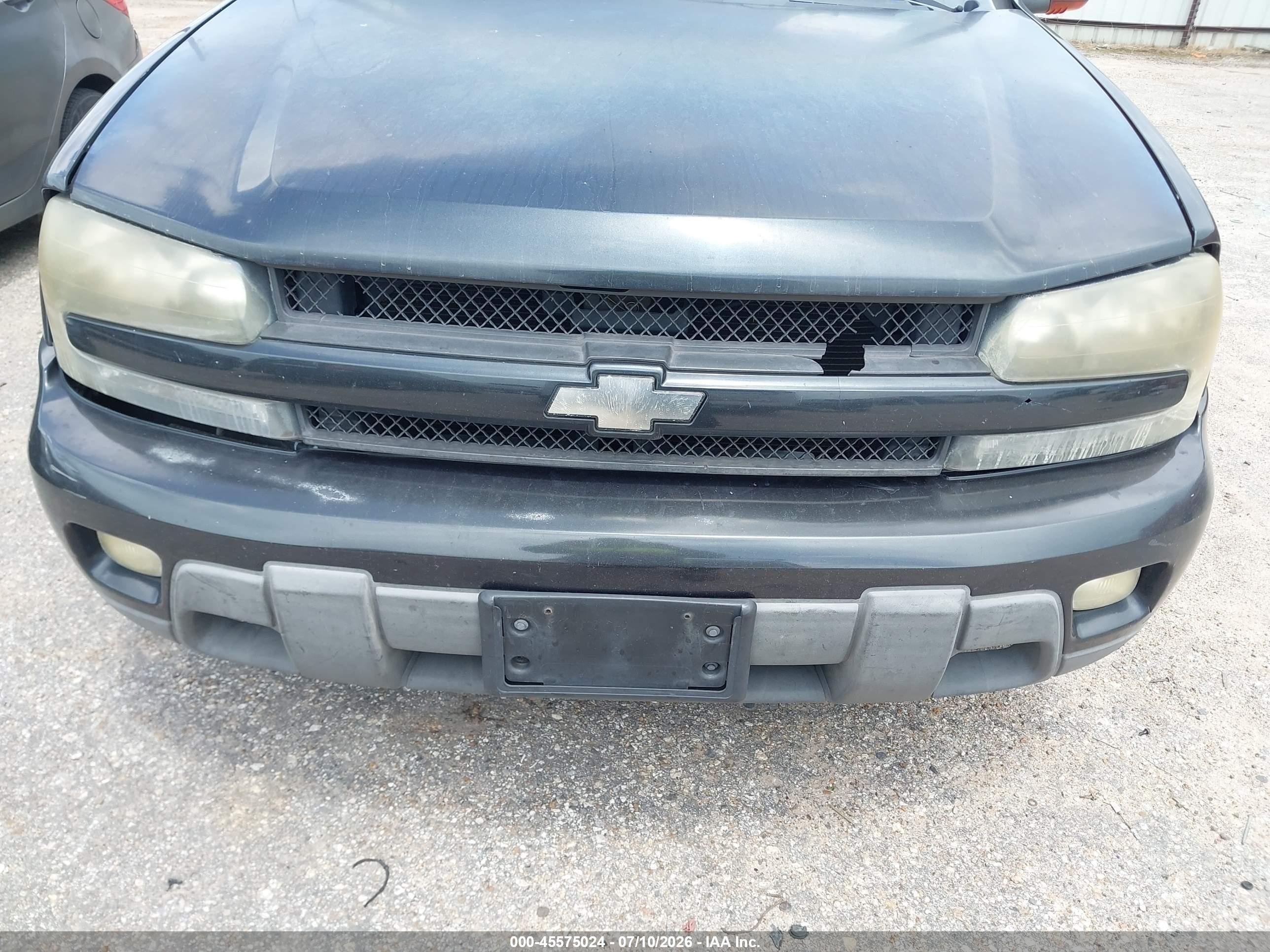 2003 Chevrolet Trailblazer Ltz Серый vin: 1GNDS13S332392972