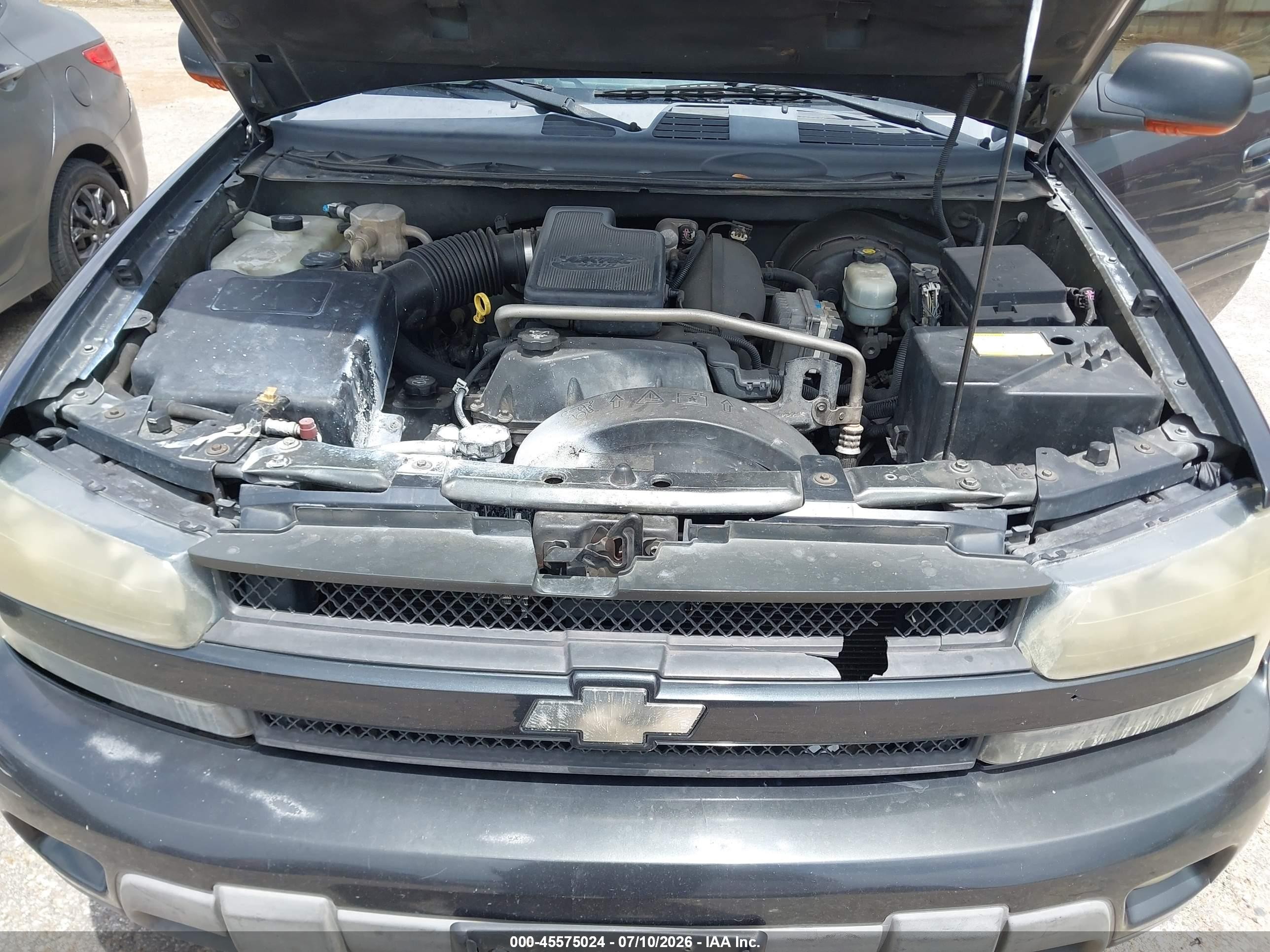 2003 Chevrolet Trailblazer Ltz Серый vin: 1GNDS13S332392972