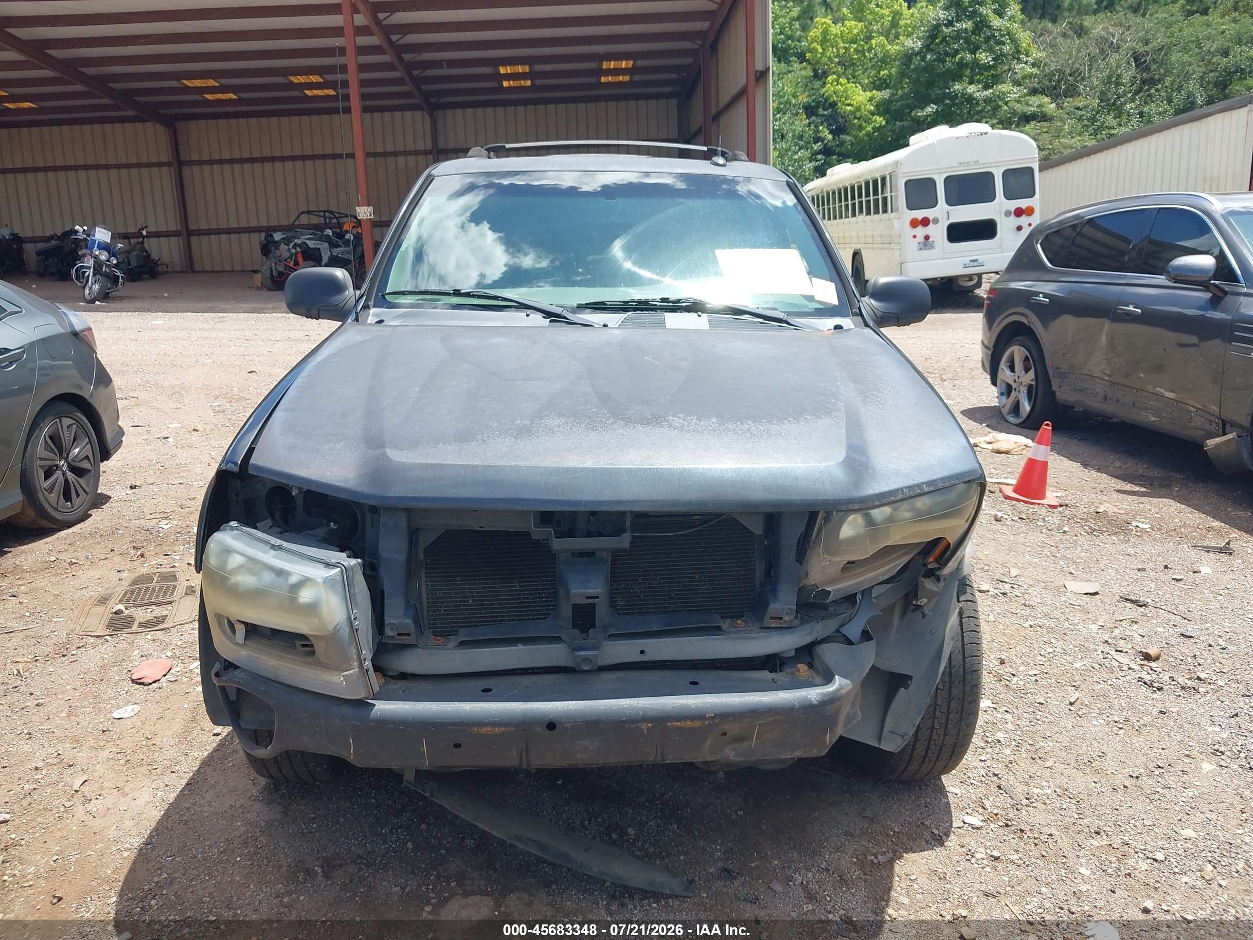 2005 Chevrolet Trailblazer Ls Gray vin: 1GNDS13S352210755