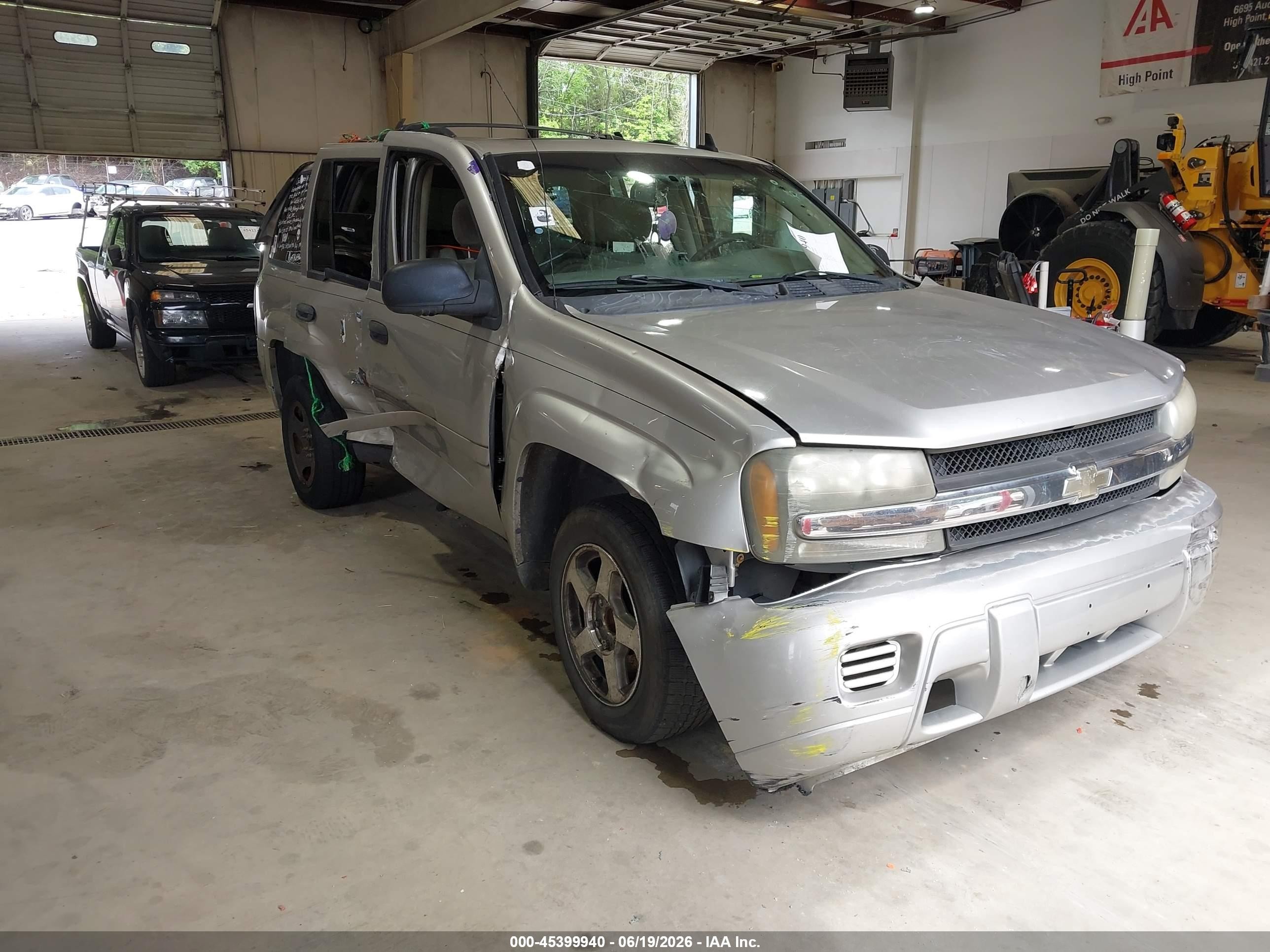 2006 Chevrolet Trailblazer Ls Silver vin: 1GNDS13S362272545