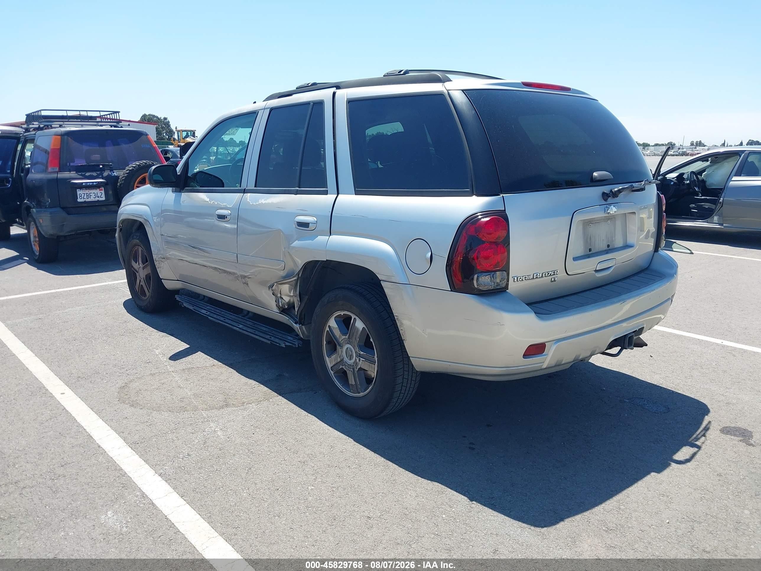 2006 Chevrolet Trailblazer Lt Silver vin: 1GNDS13S362318598