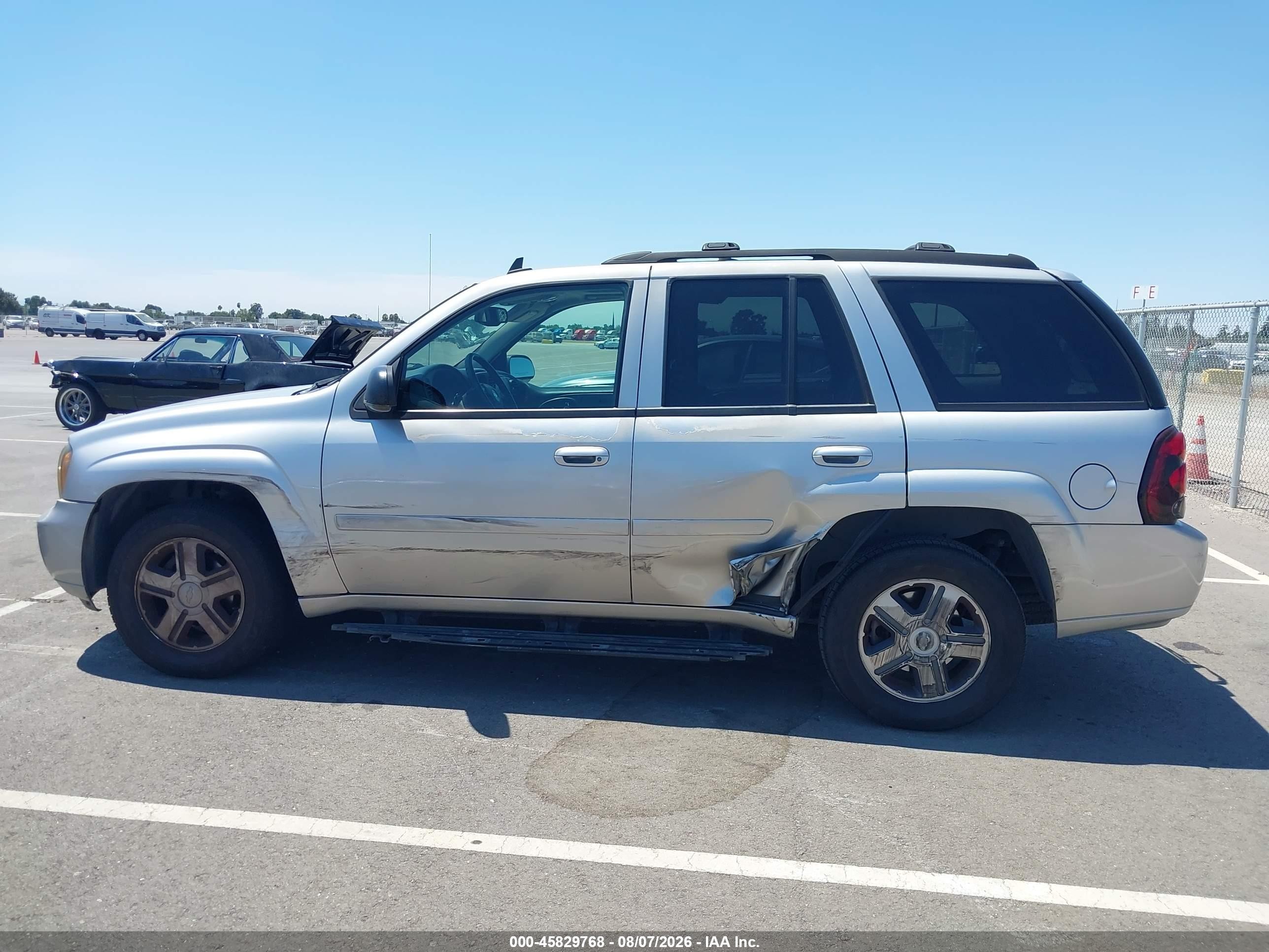 2006 Chevrolet Trailblazer Lt Silver vin: 1GNDS13S362318598
