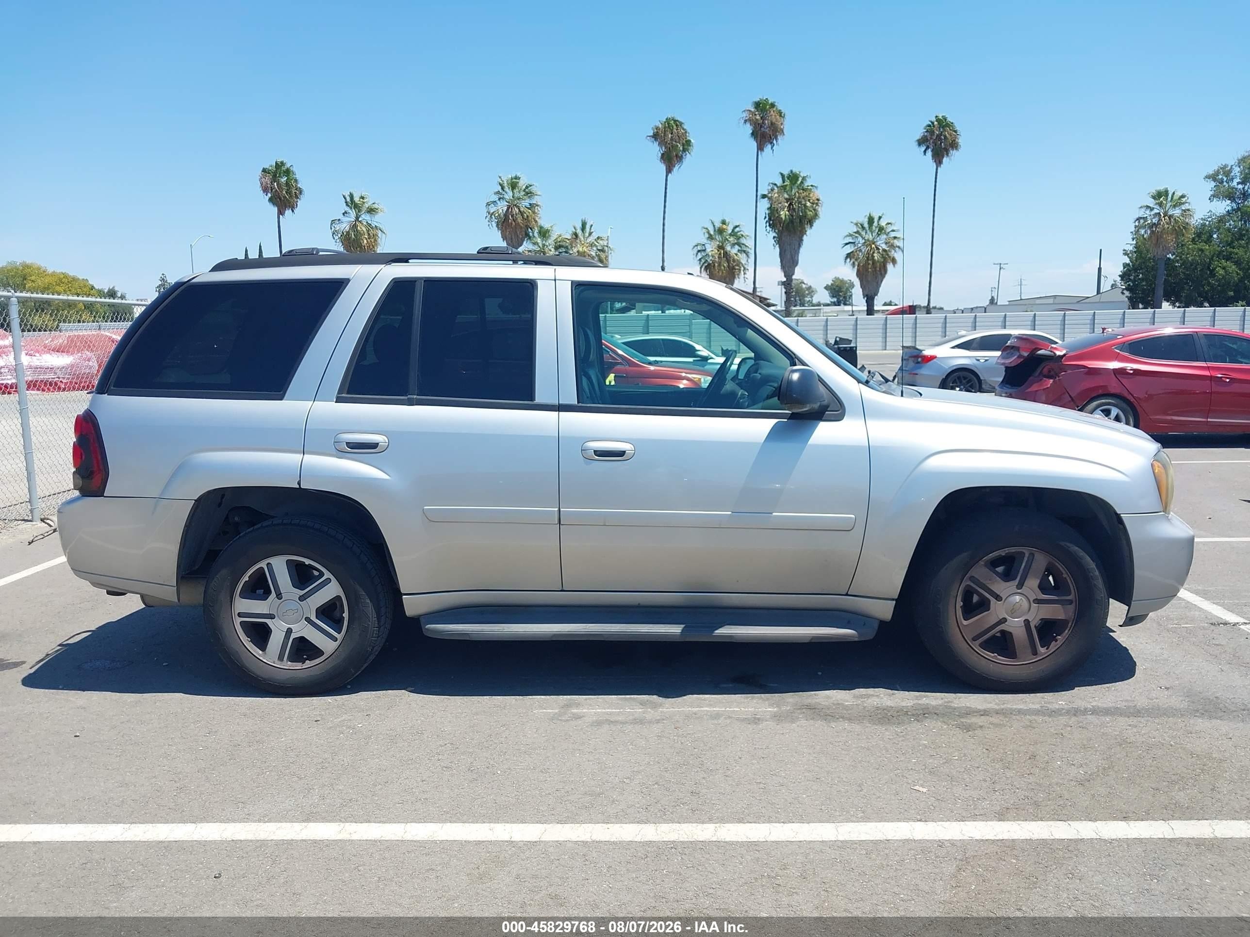 2006 Chevrolet Trailblazer Lt Silver vin: 1GNDS13S362318598