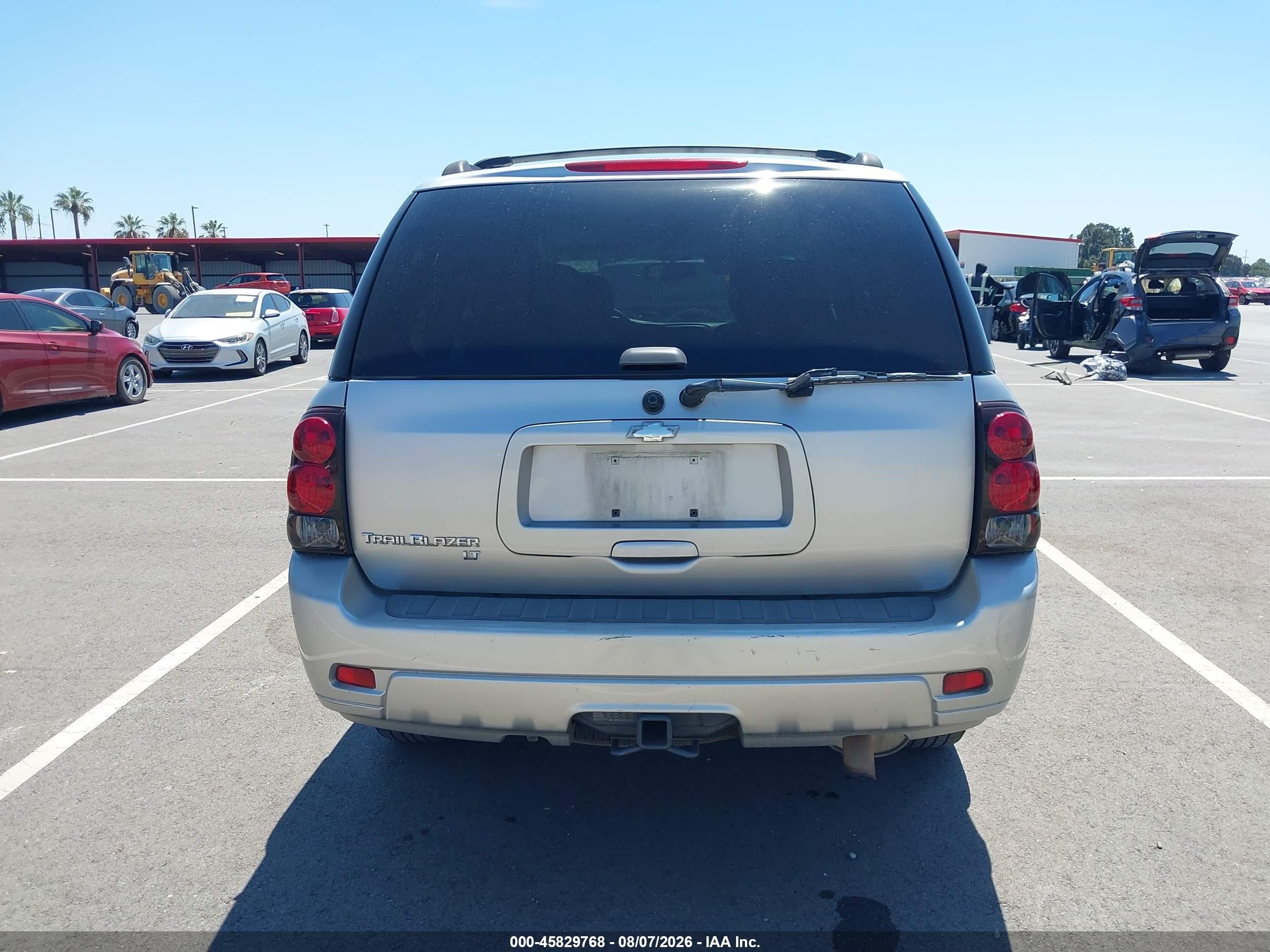 2006 Chevrolet Trailblazer Lt Silver vin: 1GNDS13S362318598