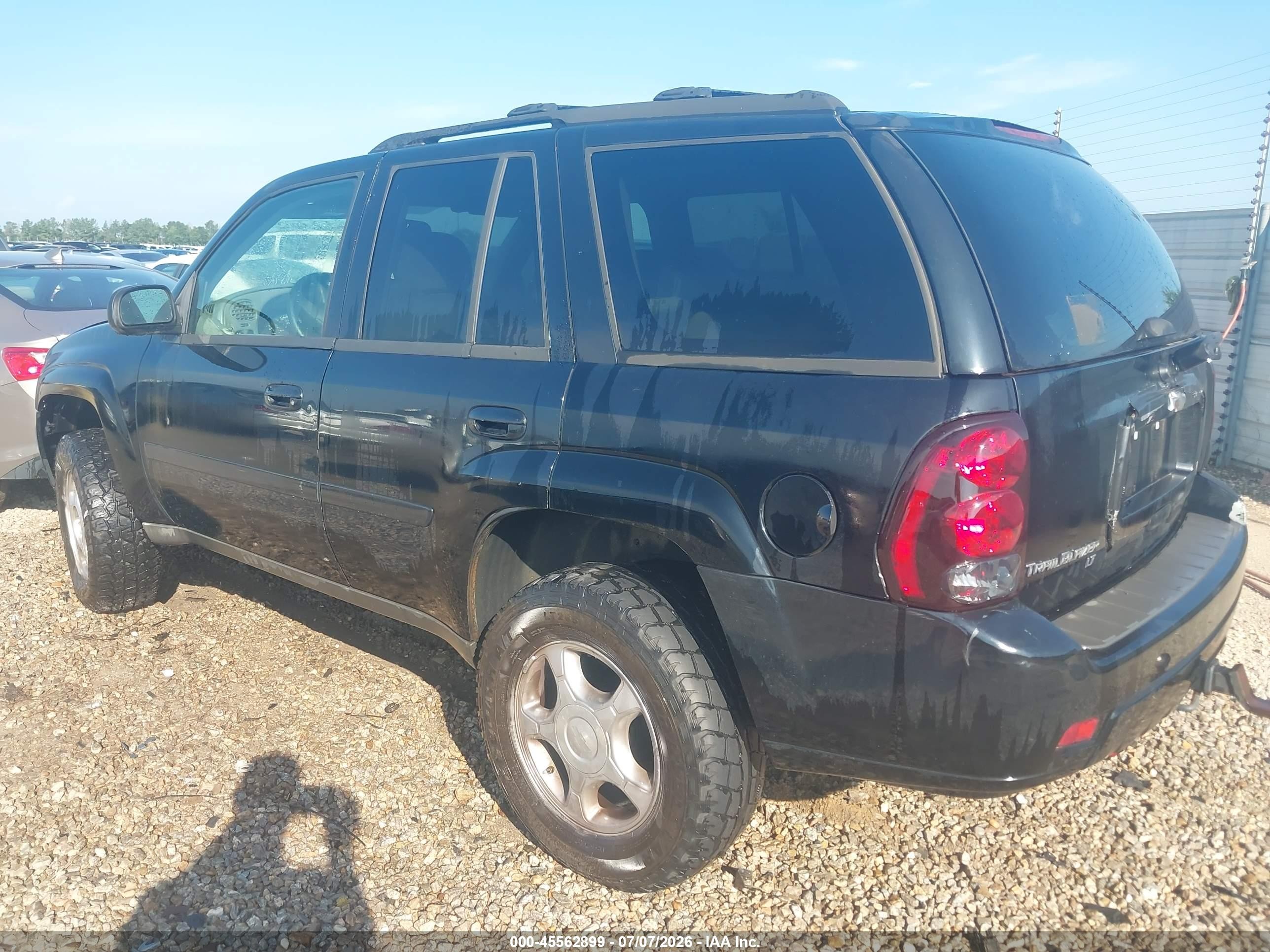 2008 Chevrolet Trailblazer Lt Black vin: 1GNDS13S382128318