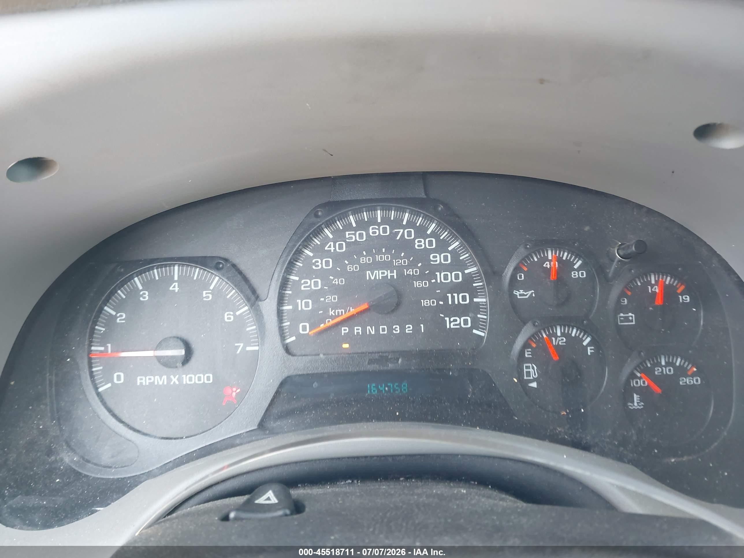 2008 Chevrolet Trailblazer Fleet Серый vin: 1GNDS13S382250841