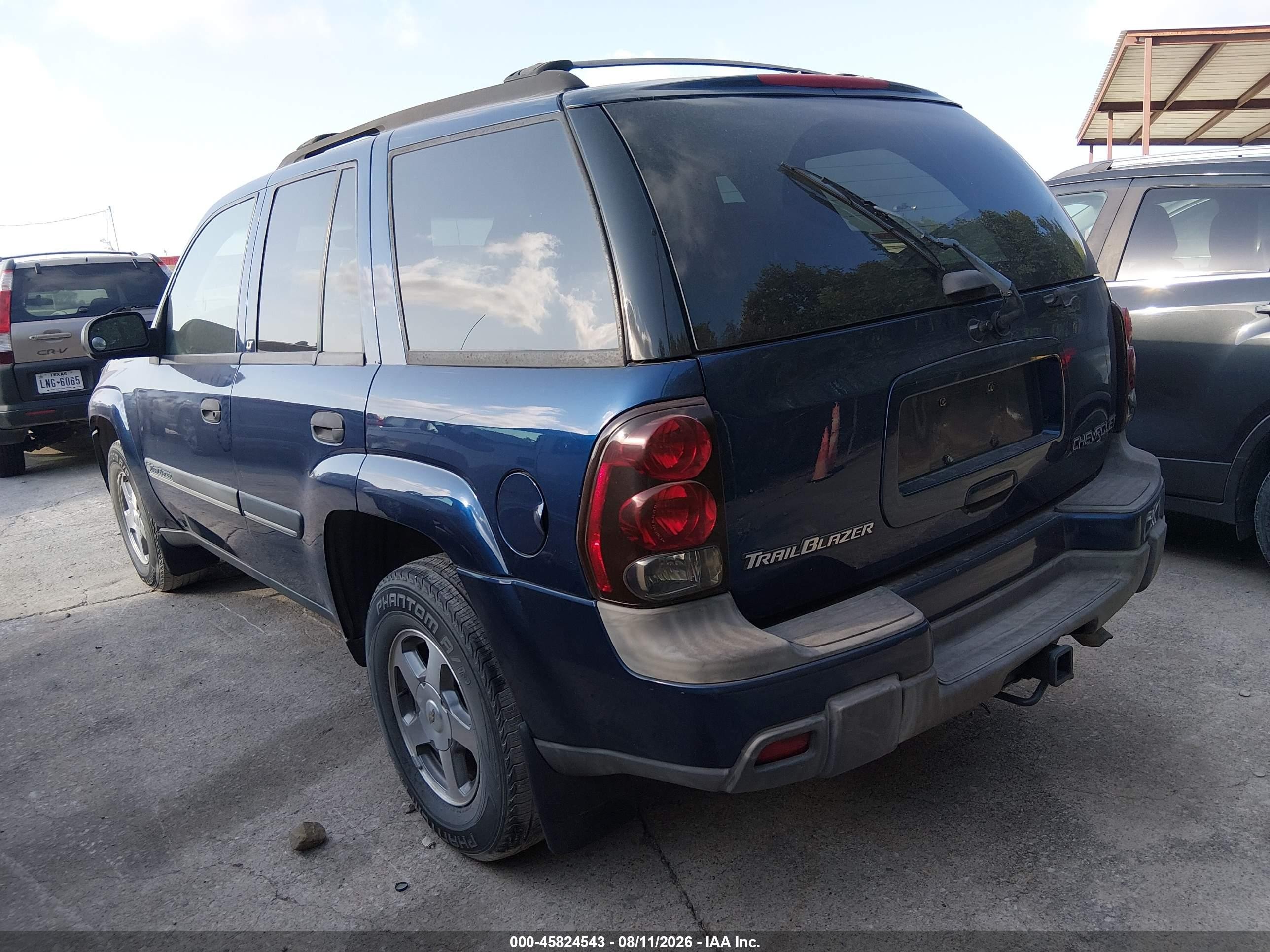 2002 Chevrolet Trailblazer Lt Blue vin: 1GNDS13S422119392