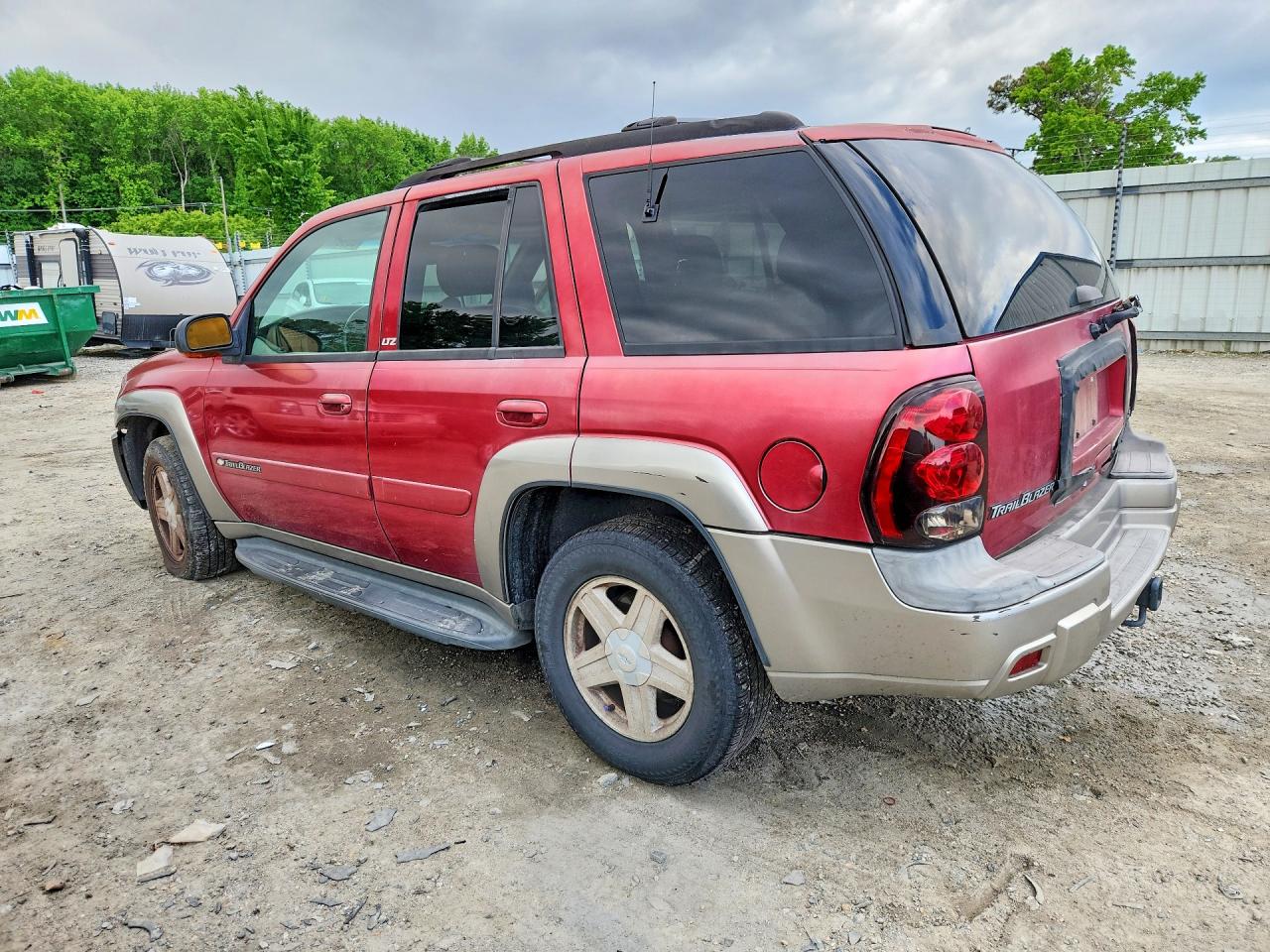 2002 Chevrolet Trailblazer Xl Red vin: 1GNDS13S422236065