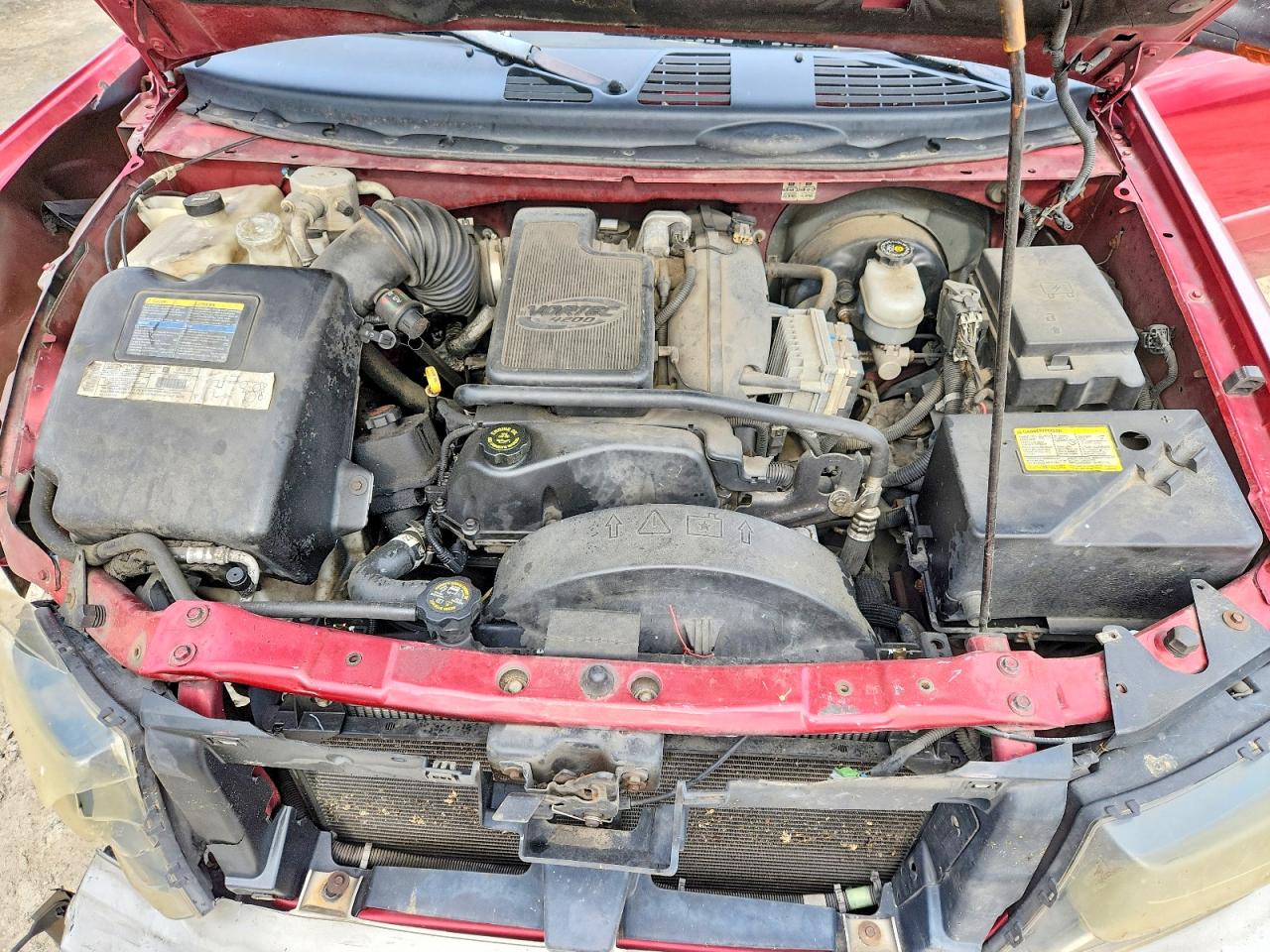 2002 Chevrolet Trailblazer Xl Red vin: 1GNDS13S422236065