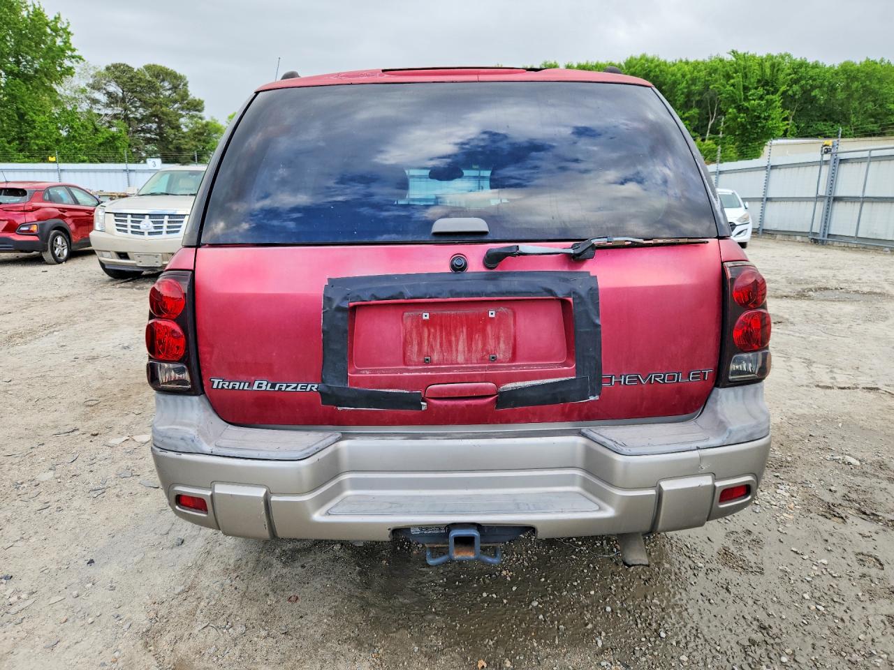2002 Chevrolet Trailblazer Xl Red vin: 1GNDS13S422236065
