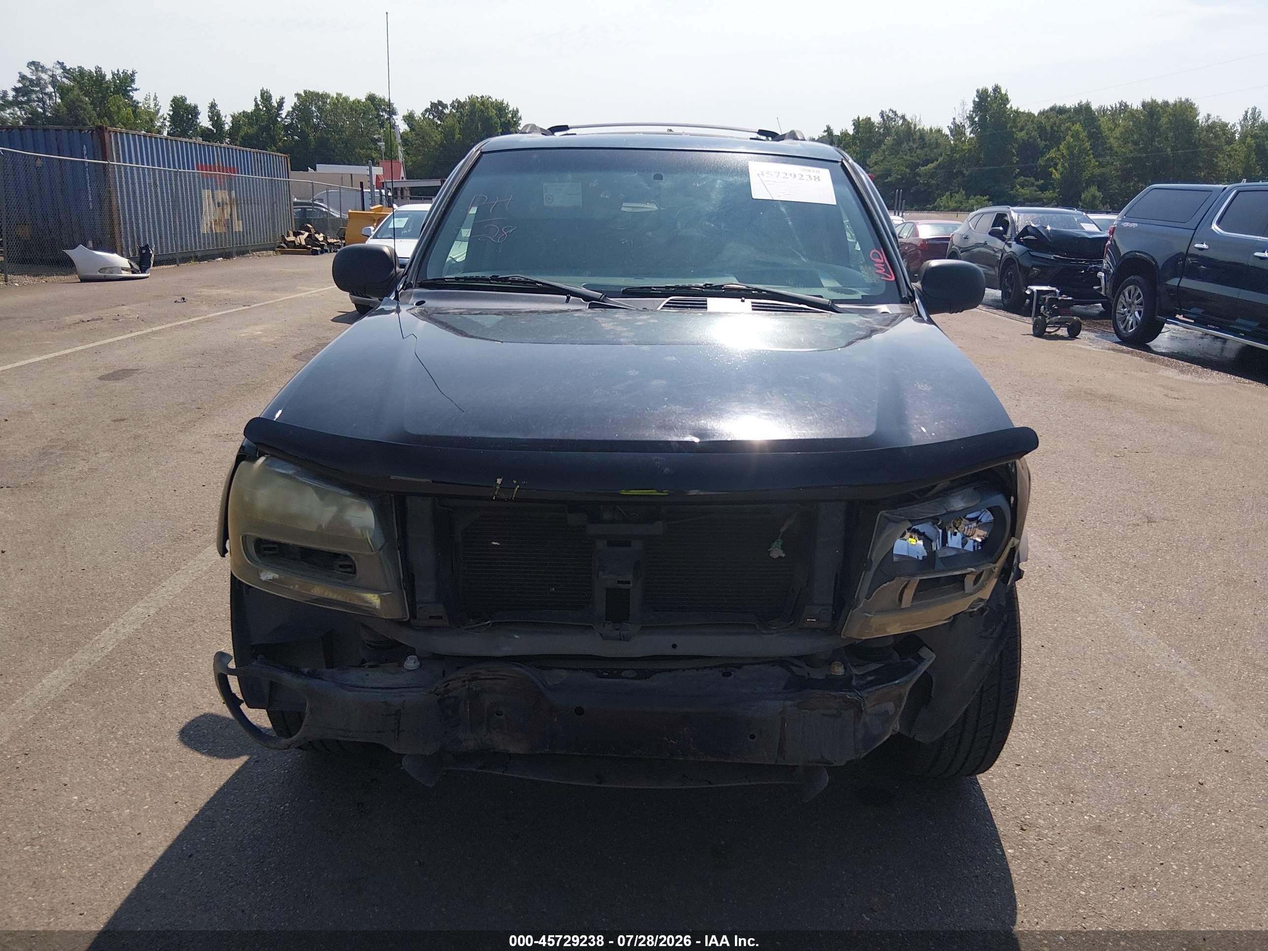 2002 Chevrolet Trailblazer Ls Black vin: 1GNDS13S422364080