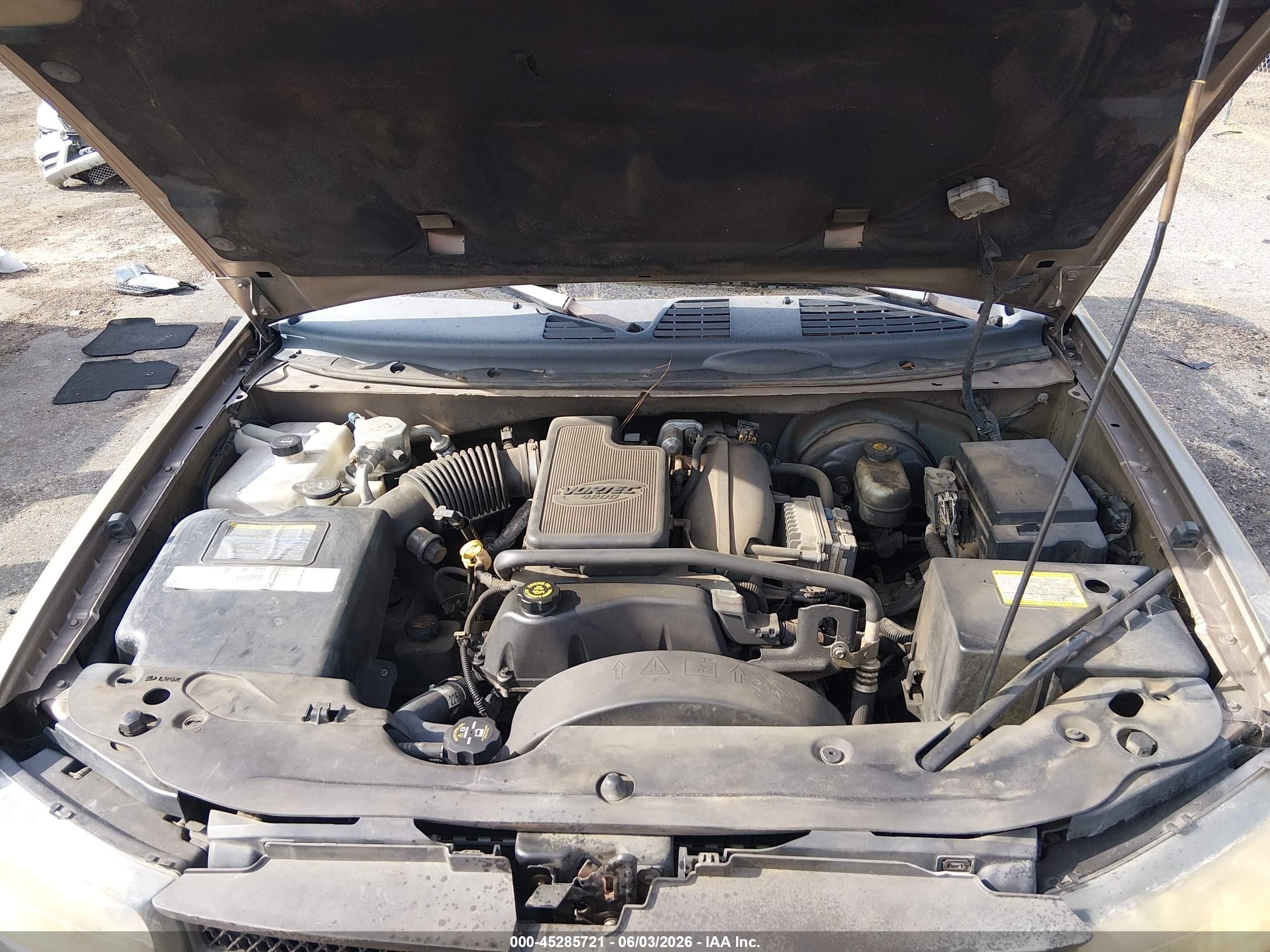 2002 Chevrolet Trailblazer Ls Золотой vin: 1GNDS13S422366556